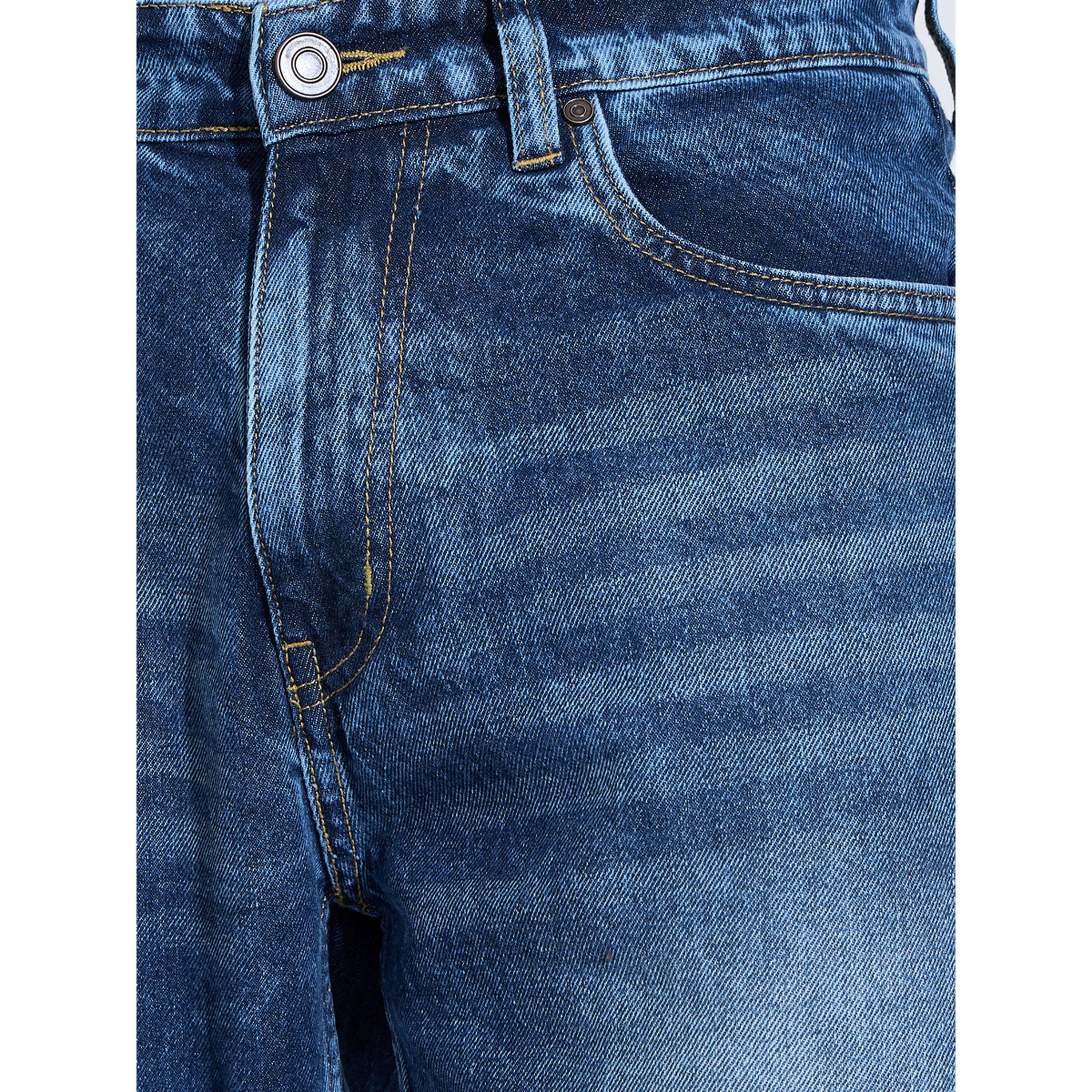 Styli Blue Mid Washed Relaxed Fit Denim Jeans-men-clothing-jeans-image-3