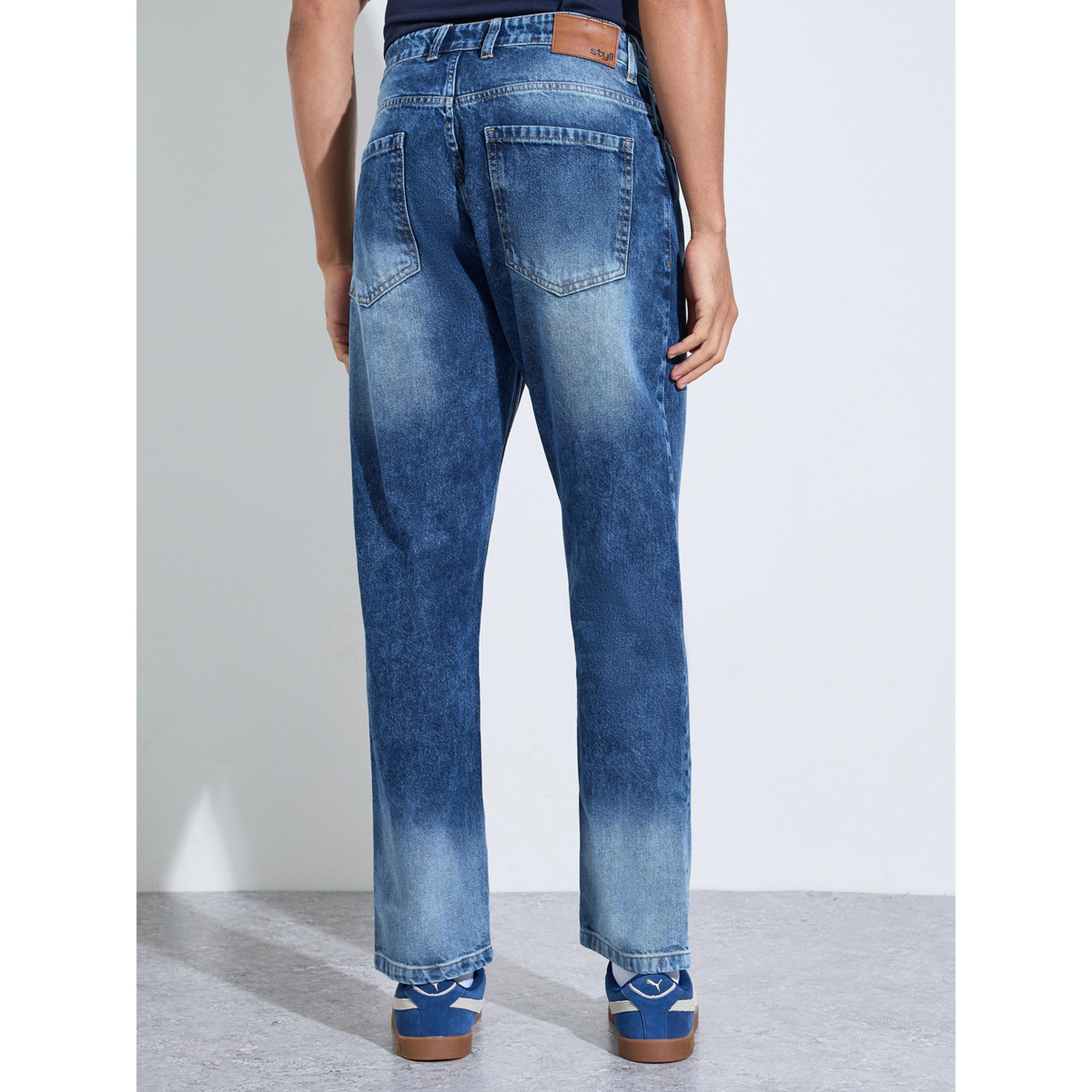بنطال جينز دنيم بقصة مريحة باللون الأزرق-men-clothing-jeans-image-4