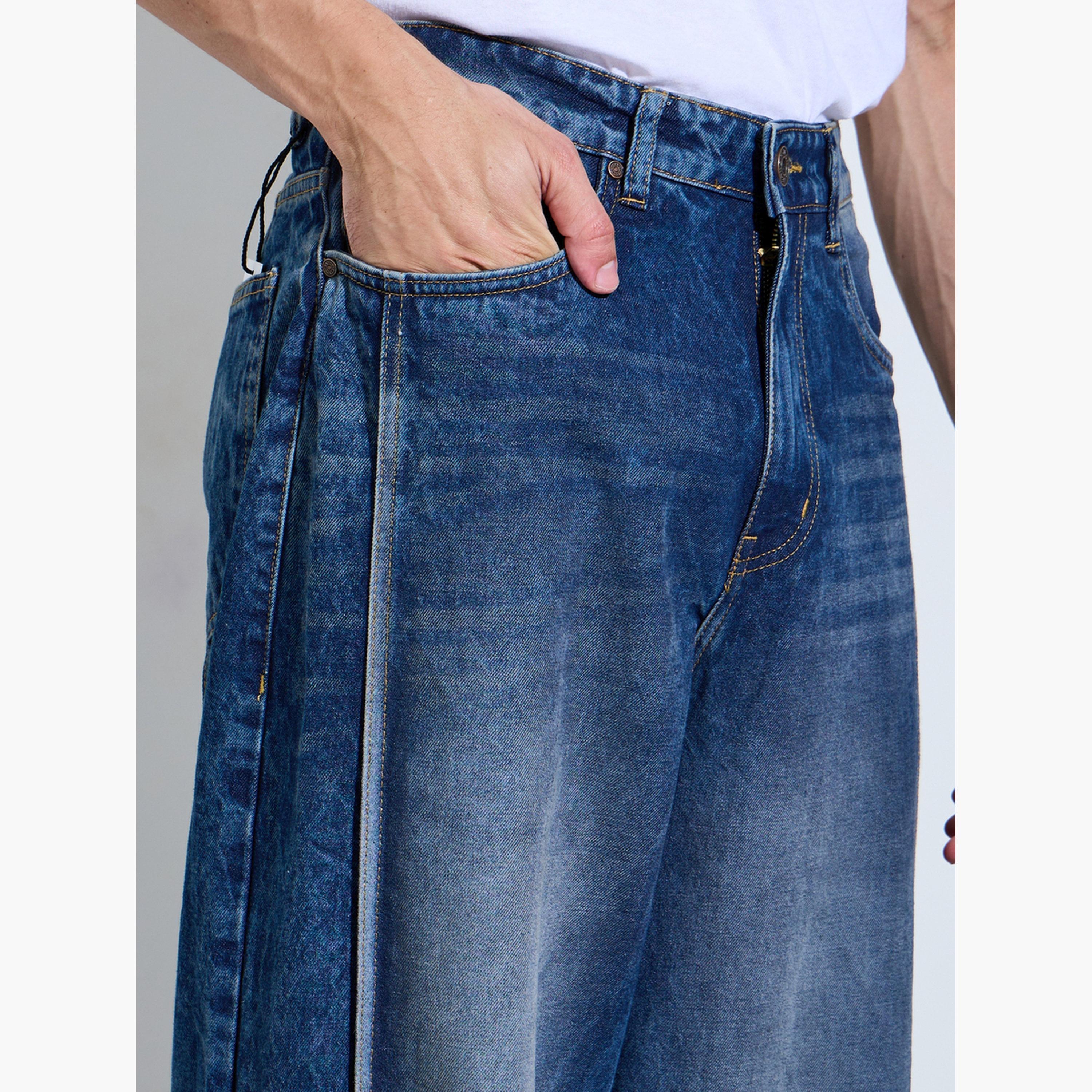 بنطال جينز باغي بتصميم ألواح للرجال-men-clothing-bottoms-jeans-image-3