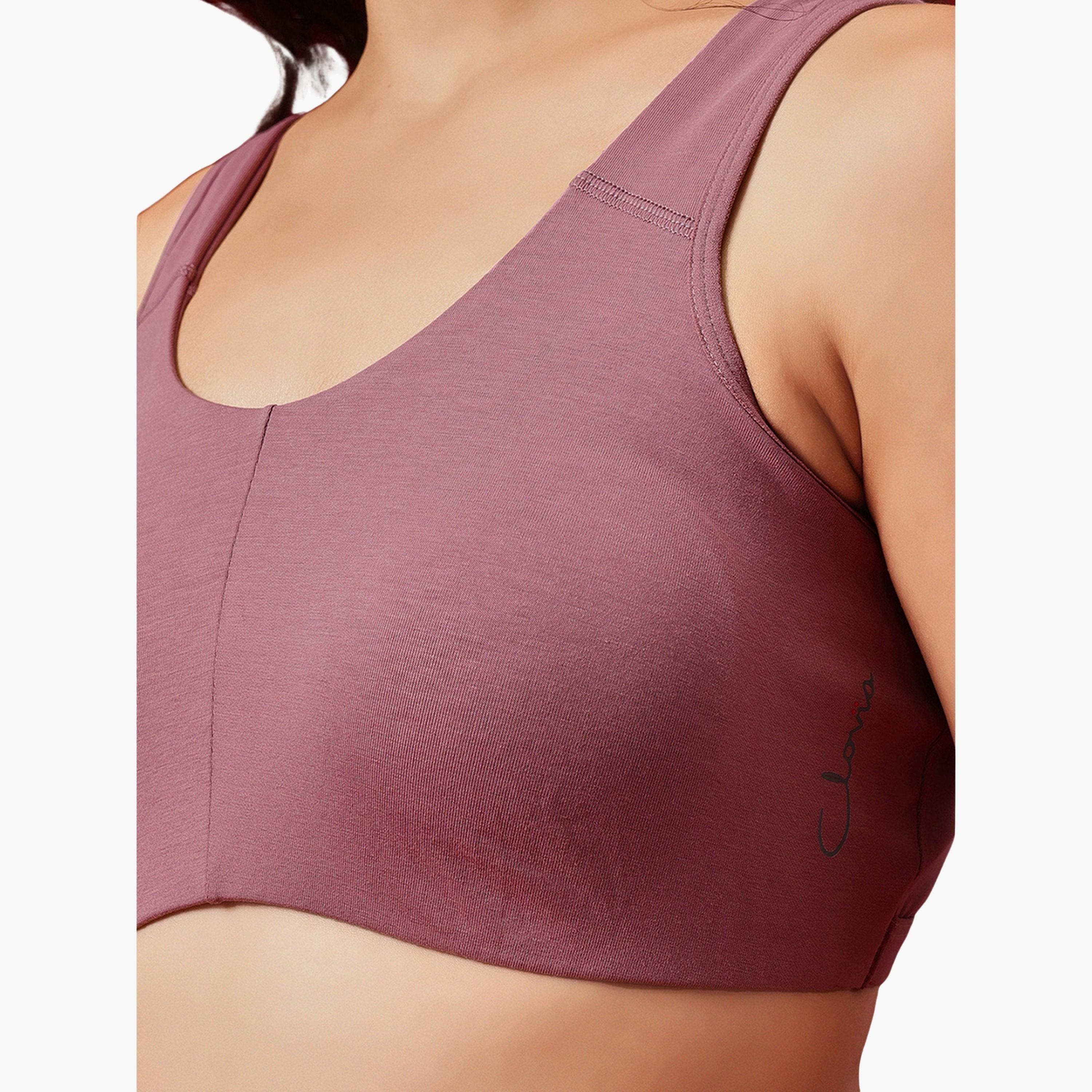 Clovia Purple Non-Padded Non-Wired Full Coverage Everyday T-Shirt Bra-women-clothing-lingerie-bras-image-5