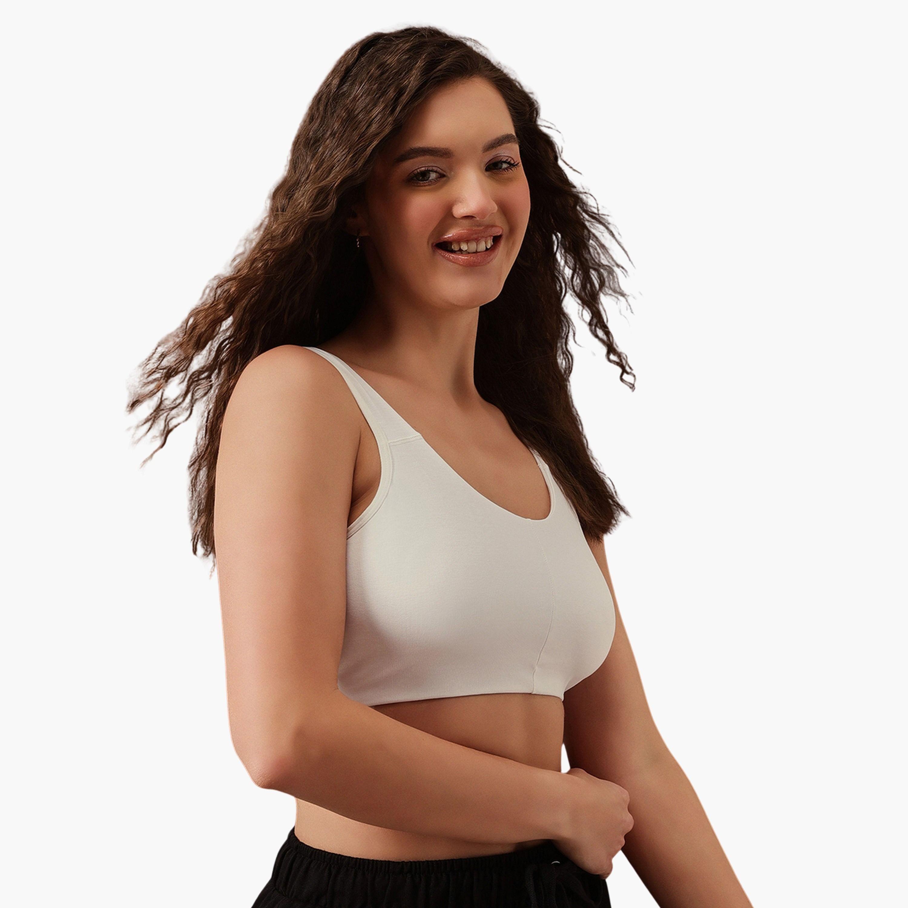 Clovia White Non-Padded Non-Wired Full Coverage Everyday T-Shirt Bra-women-clothing-lingerie-bras-image-4