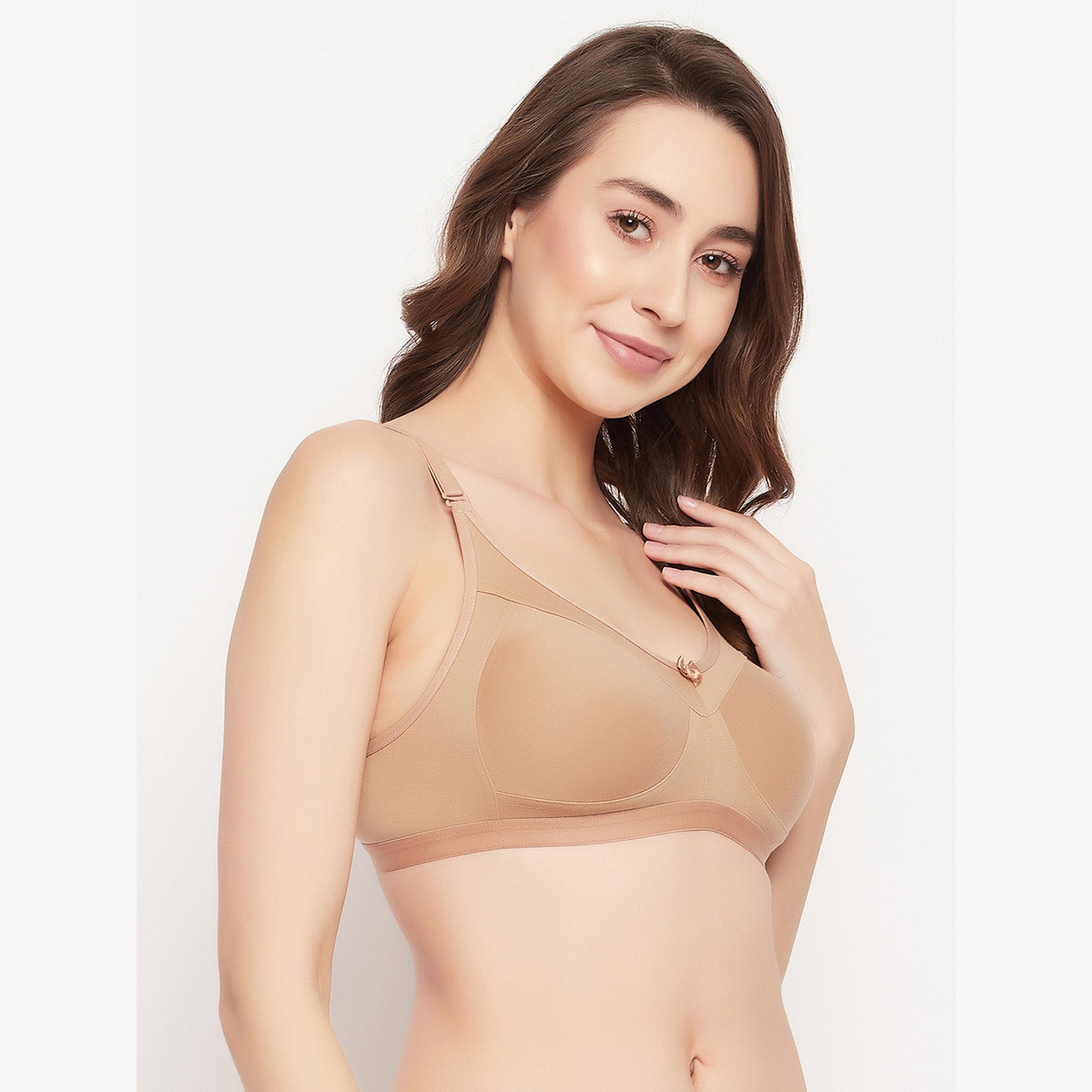 Clovia Nude Non-Padded Non-Wired Full Figure Multiway T-Shirt Bra-women-clothing-lingerie-bras-image-3