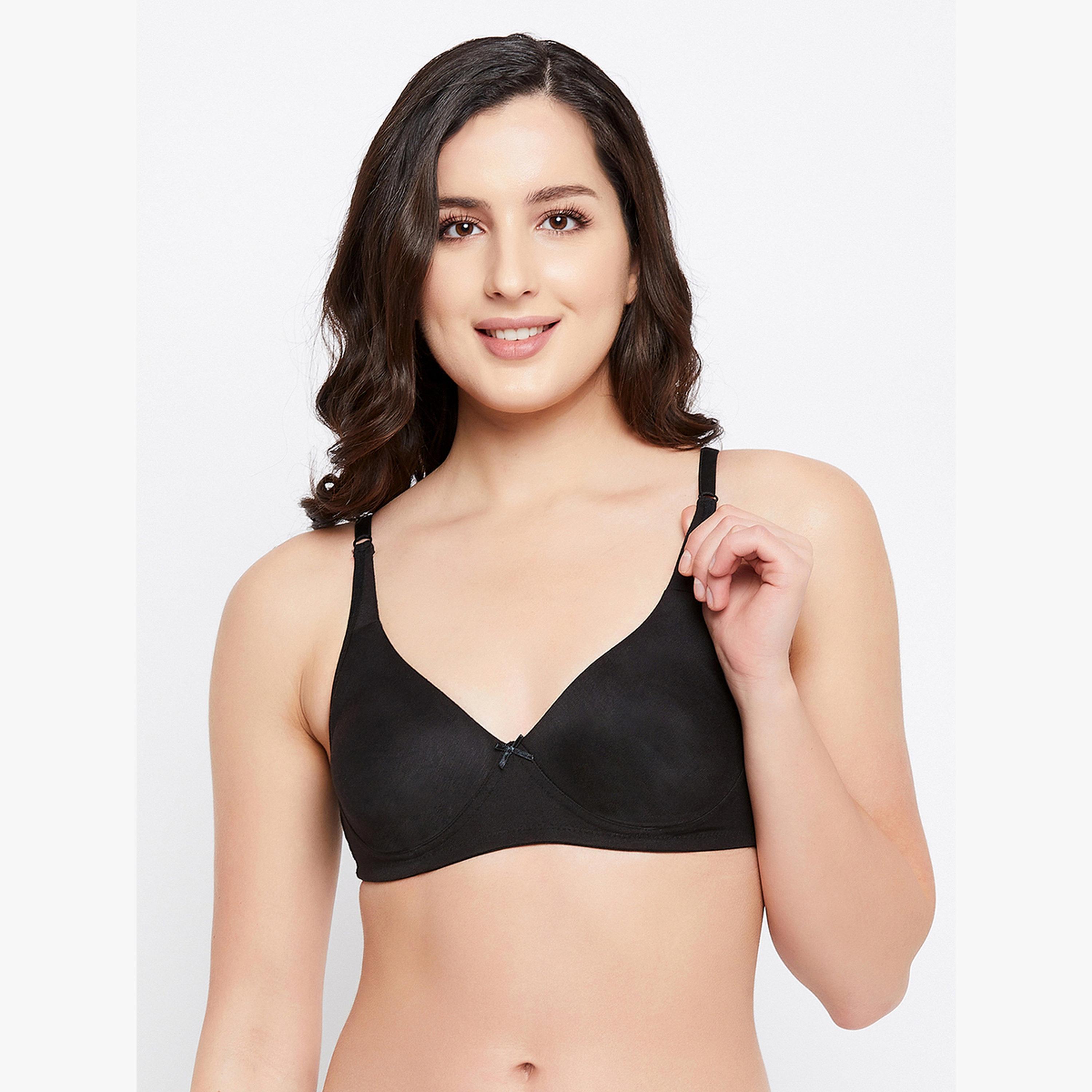 طقم حمالة صدر تيشيرت قطن بلا أسلاك قطعتين-women-clothing-lingerie-bras-image-2