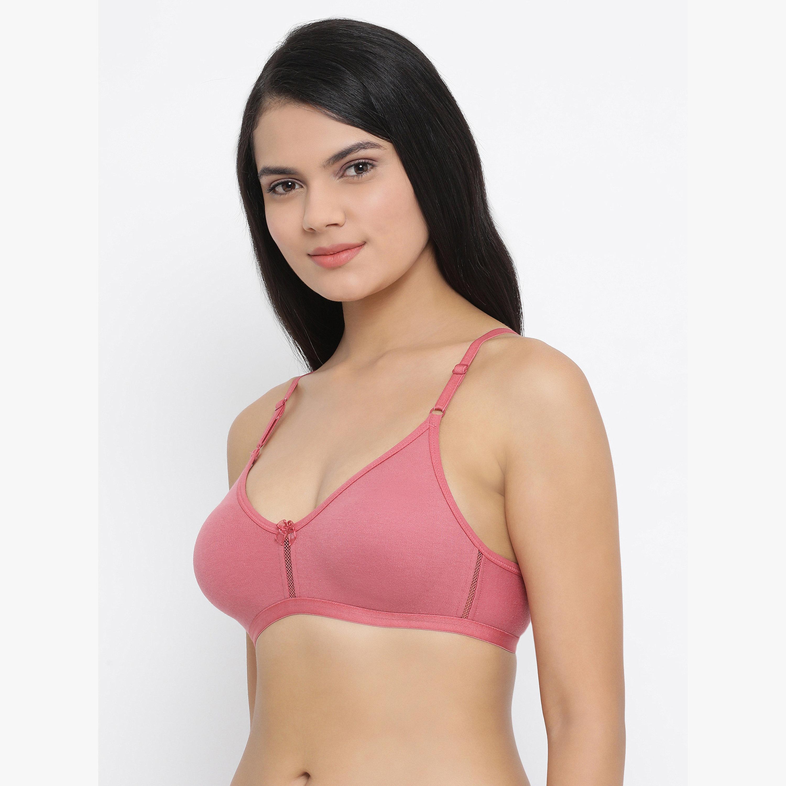 طقم حمالة صدر تيشيرت قطن بلا أسلاك قطعتين-women-clothing-lingerie-bras-image-2