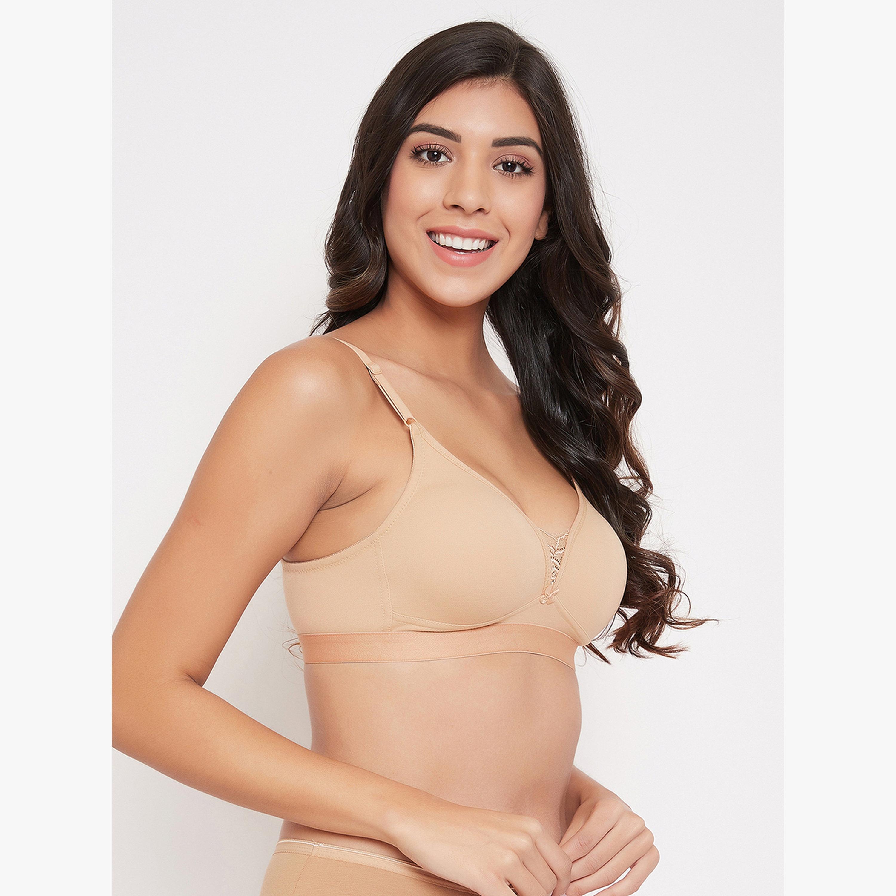 طقم حمالة صدر تيشيرت قطن بلا أسلاك قطعتين-women-clothing-lingerie-bras-image-2