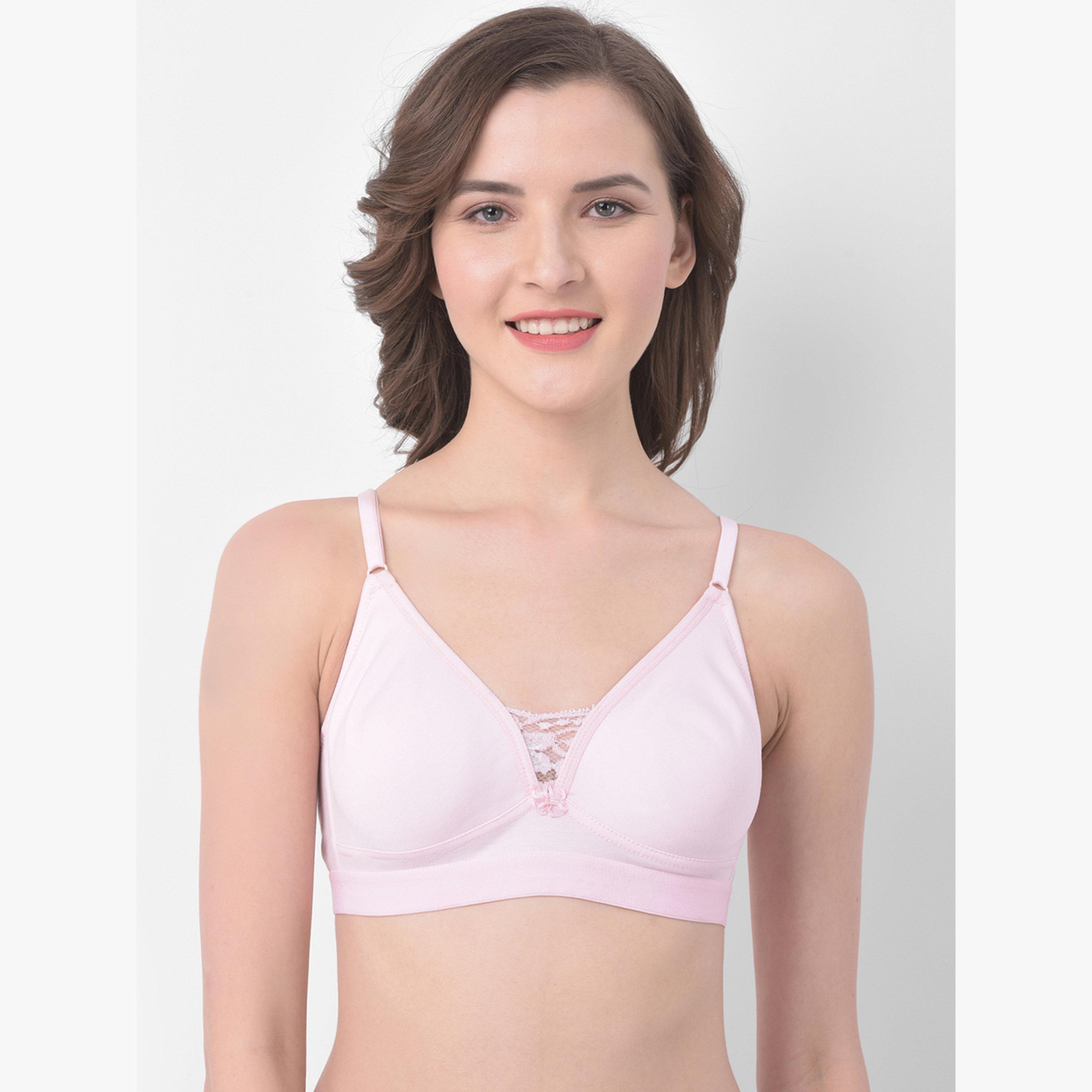 Clovia Pack of 2 - Non-Padded Non-Wired Cotton T-Shirt Bra-women-clothing-lingerie-bras-image-4