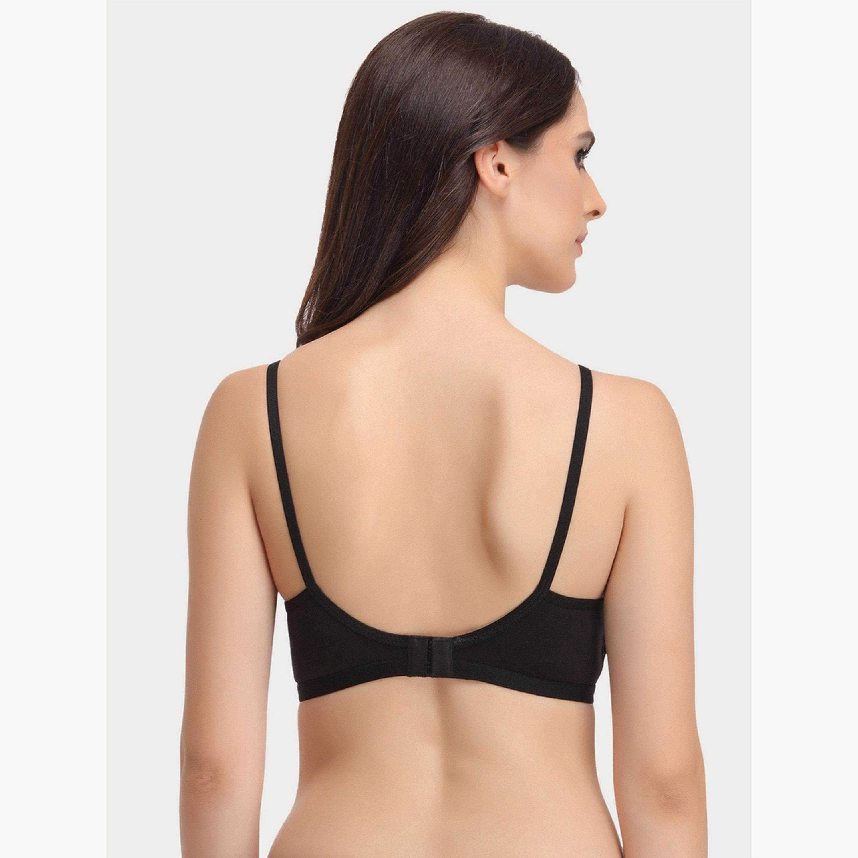 طقم حمالة صدر تيشيرت قطن بلا أسلاك قطعتين-women-clothing-lingerie-bras-image-3