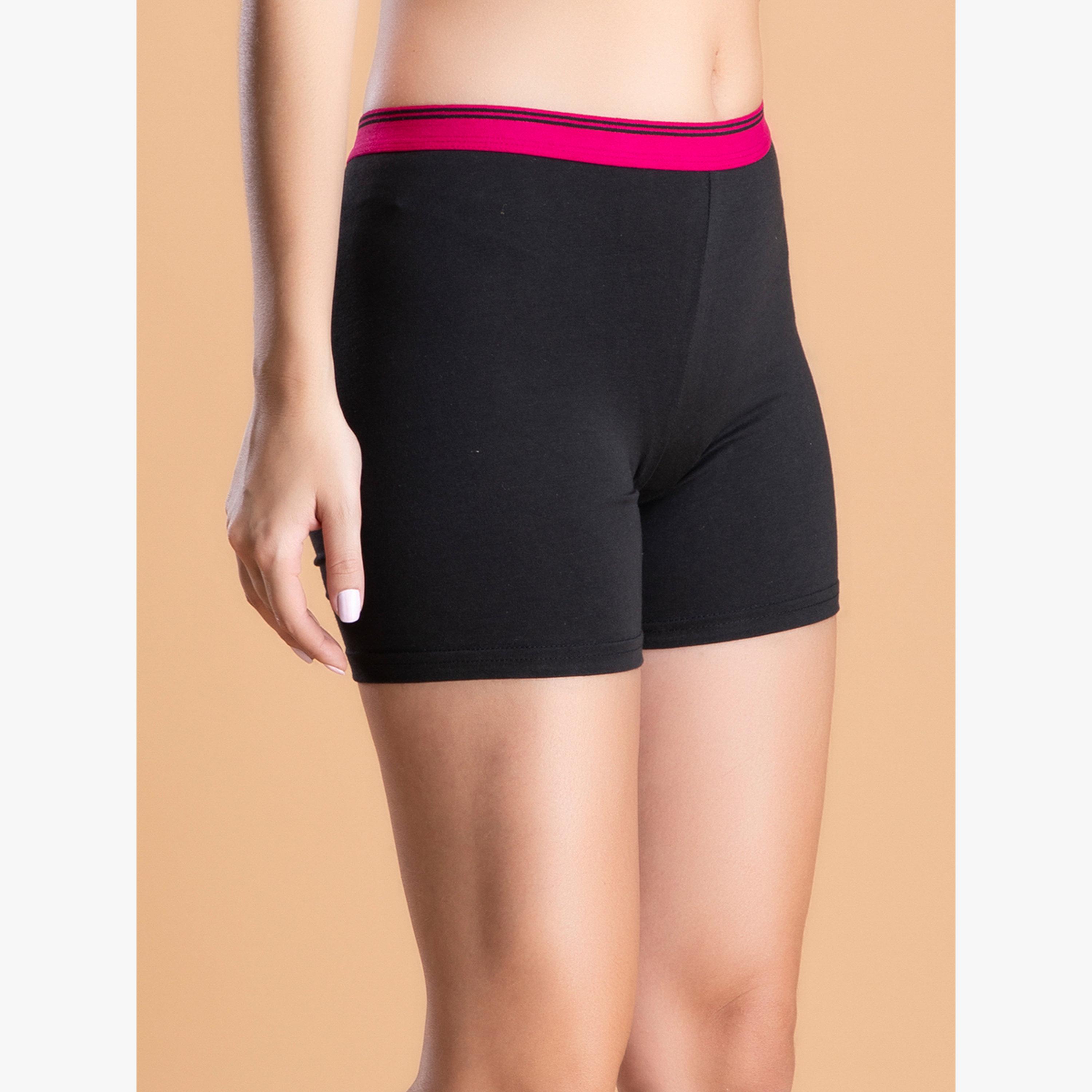 سروال داخلي بوكسر قطن بخصر متوسط-women-clothing-lingerie-panties-image-4