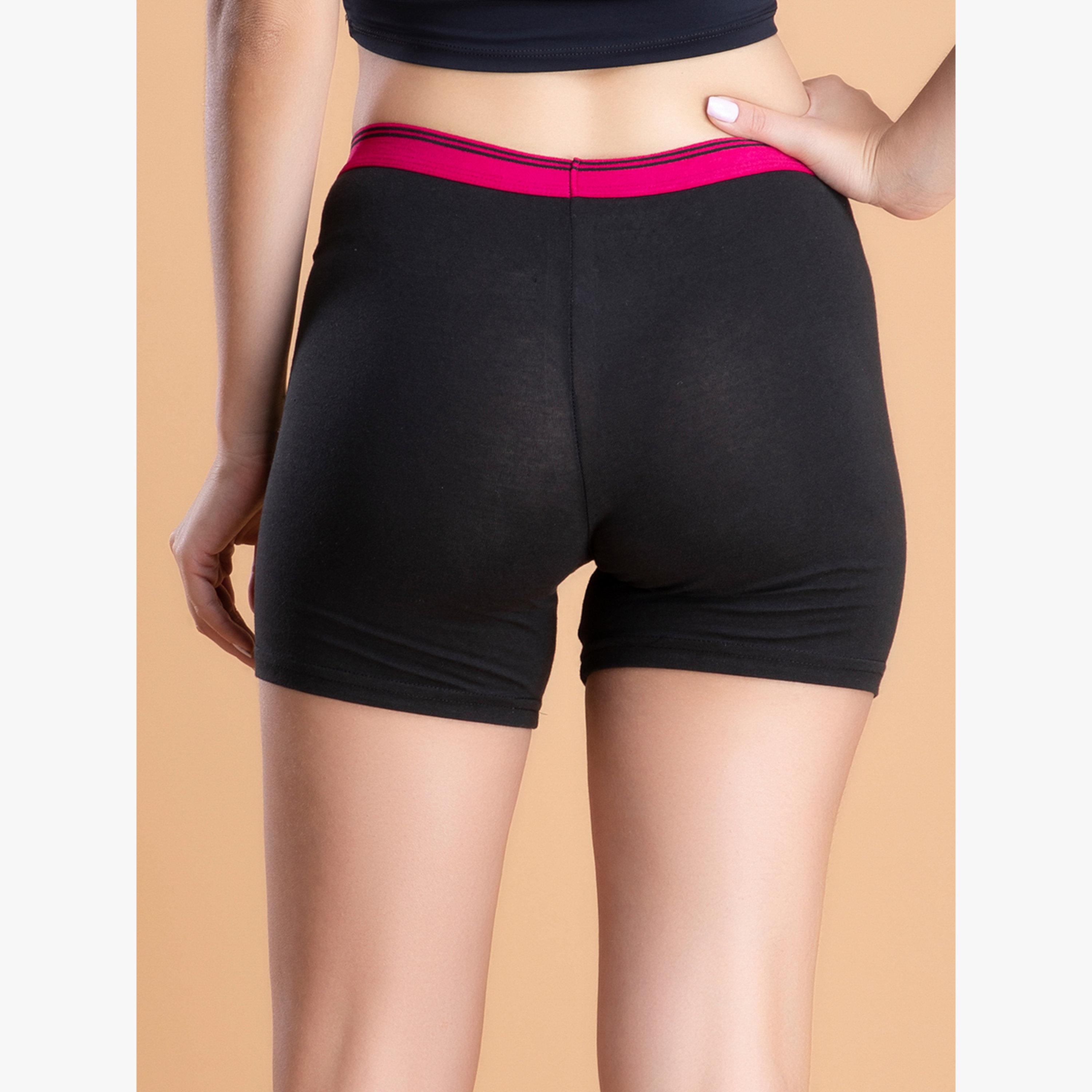 سروال داخلي بوكسر قطن بخصر متوسط-women-clothing-lingerie-panties-image-5