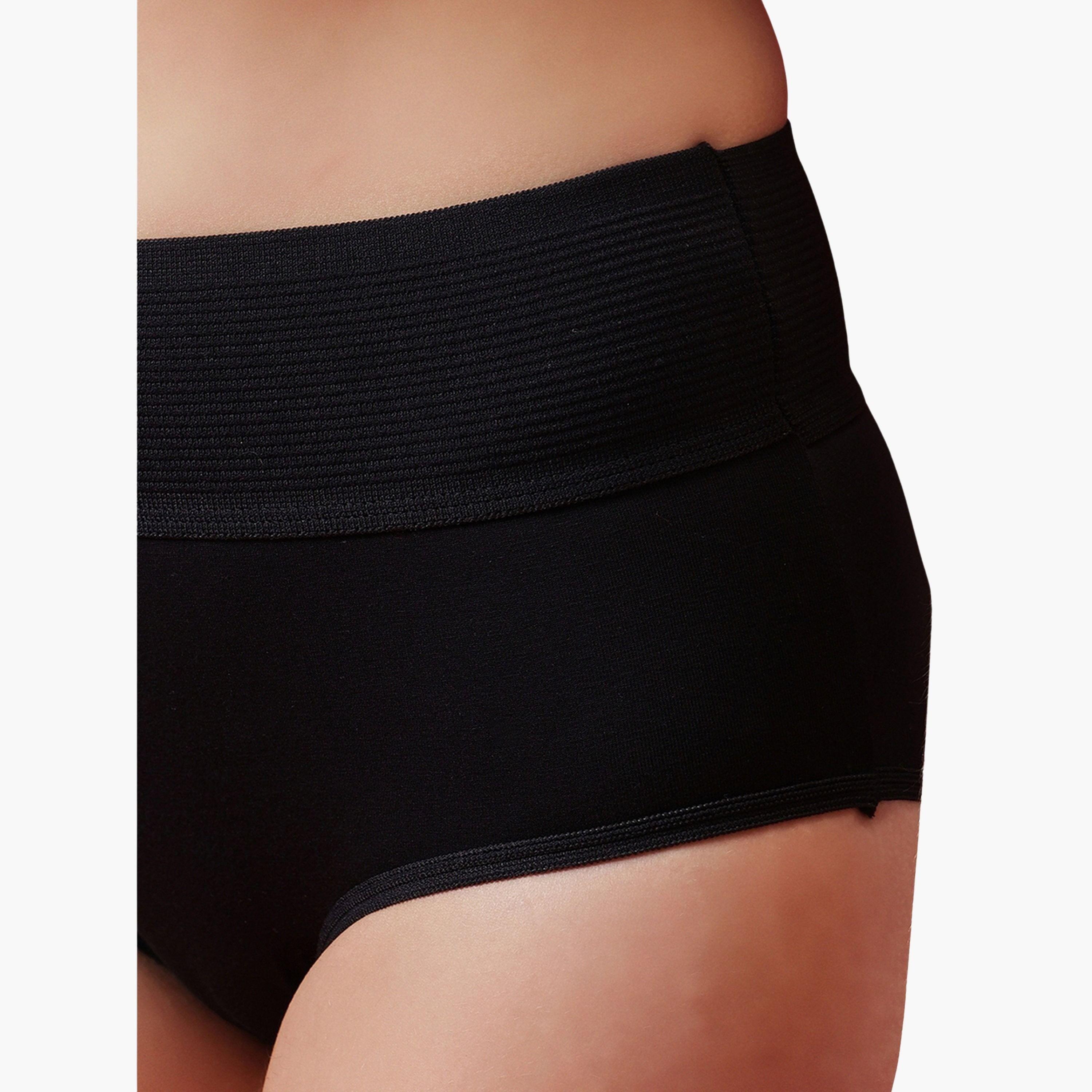سروال داخلي قطن لشد البطن بخصر مرتفع-women-clothing-lingerie-panties-image-5