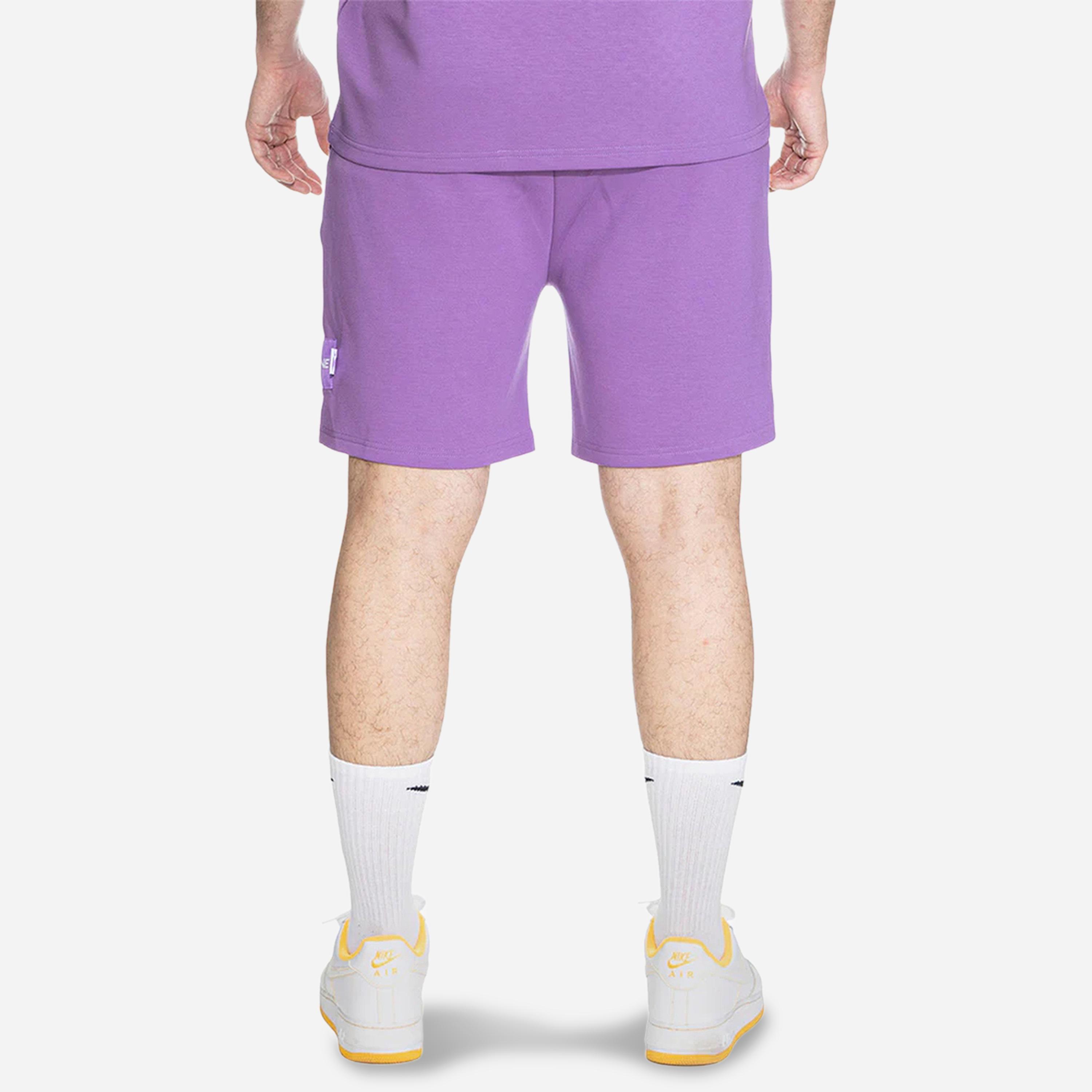 Selene X Styli Men Logo Badge Detail Cotton Shorts-men-clothing-bottoms-shorts-image-3