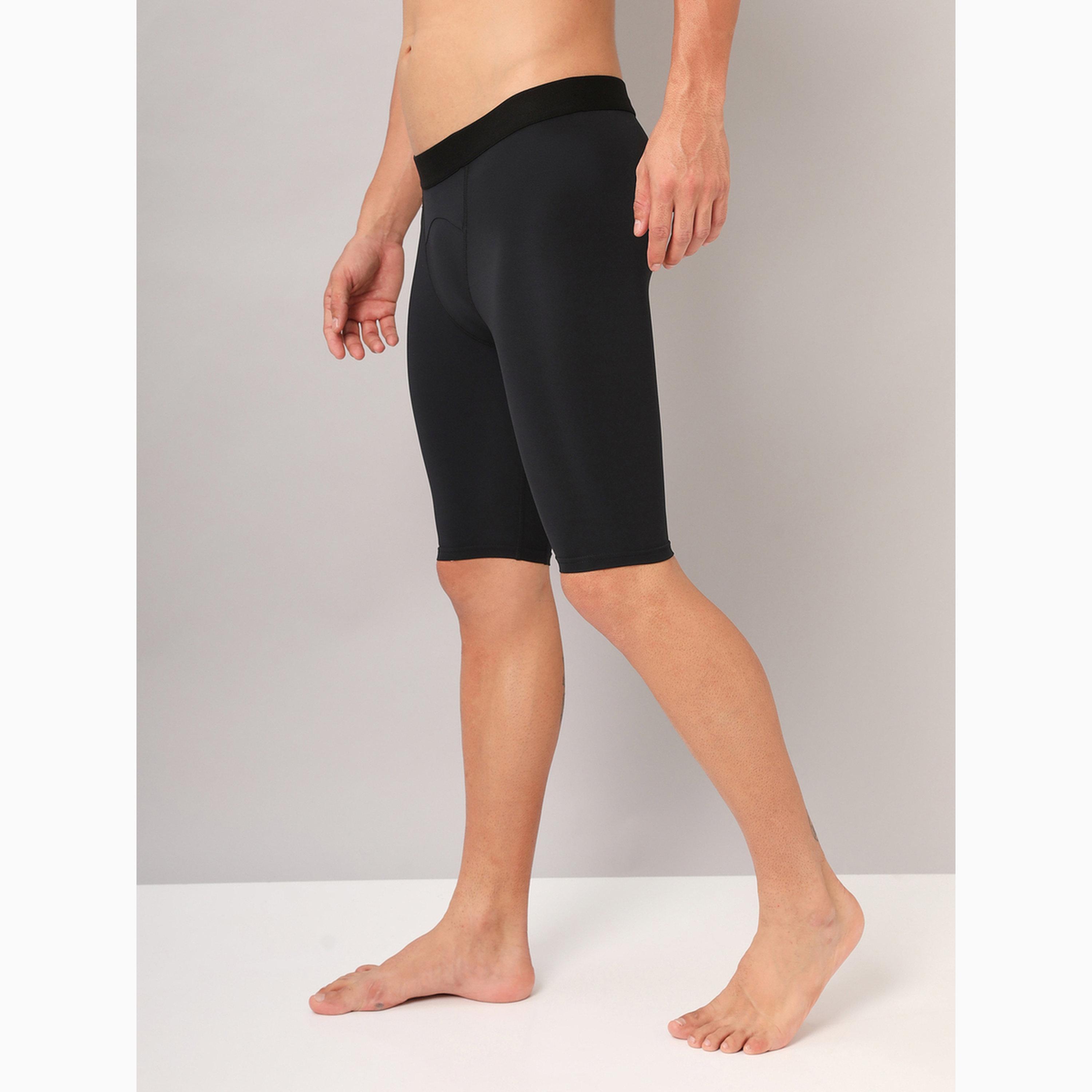 Technosport X Styli Men Solid Slim Fit Sports Compression Tights-men-clothing-sportswearandactivewear-bottoms-shorts-image-5