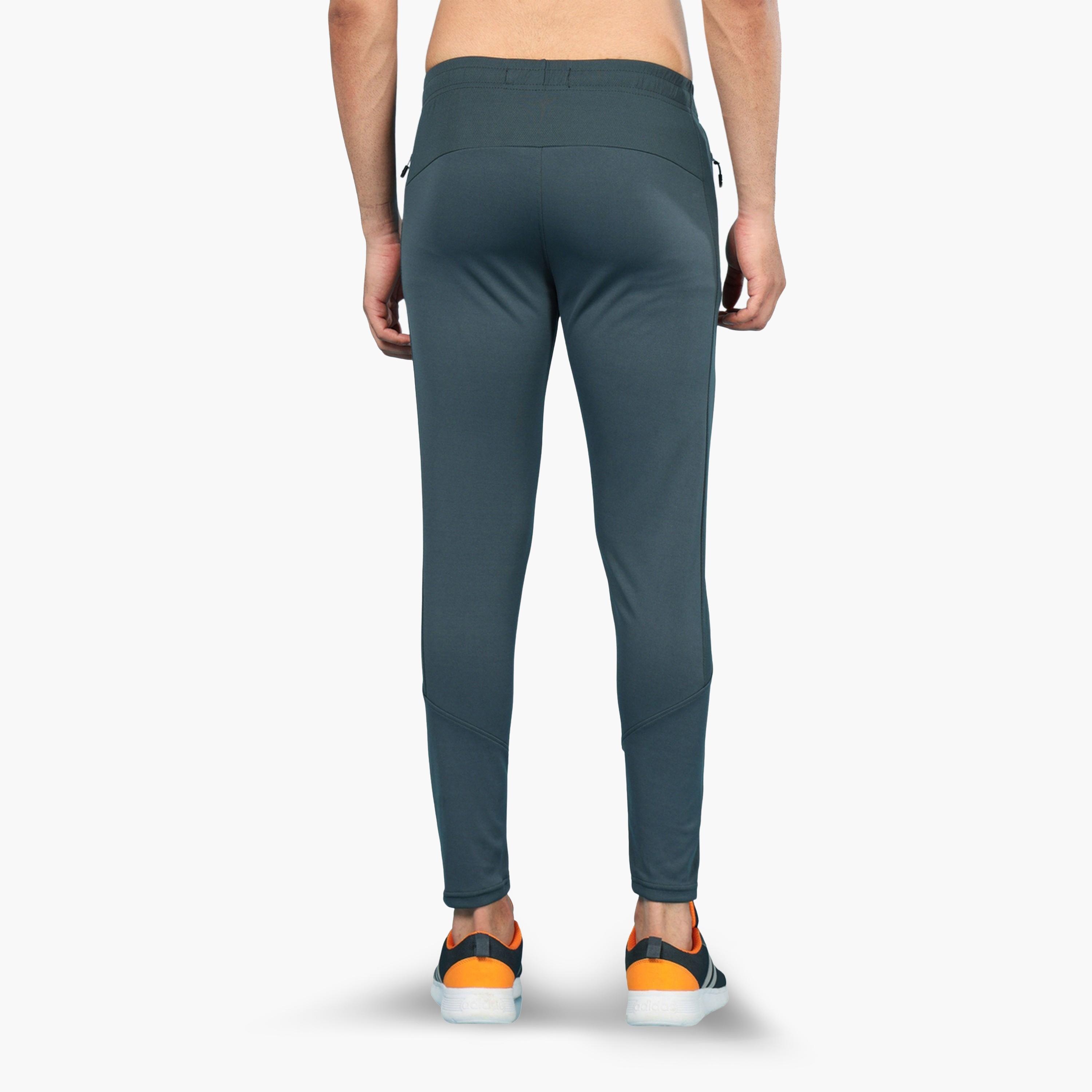 Technosport X Styli Men Solid Slim Fit Sports Track Pants with TECHNO DRY-men-clothing-sportswearandactivewear-bottoms-joggers-image-5