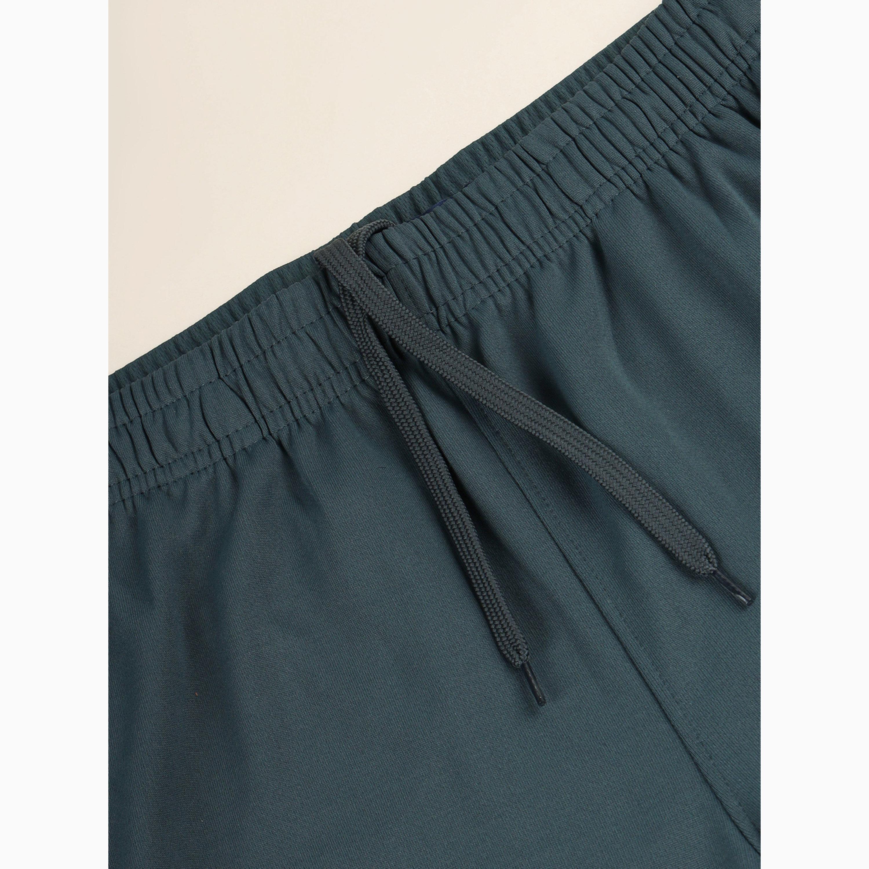 بنطال رياضي سادة بقصة ضيقة للرجال-men-clothing-sportswearandactivewear-bottoms-joggers-image-6