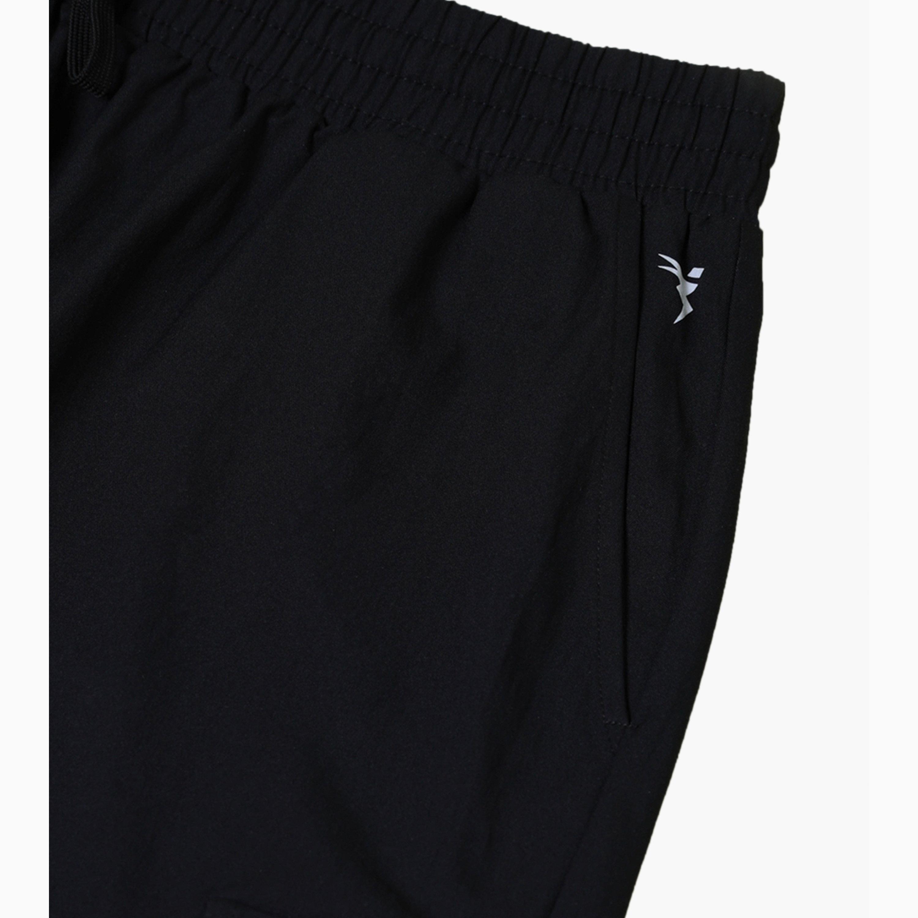 شورت رياضي سادة بقصة ضيقة للرجال وتقنية تكنوسبورت-men-clothing-sportswearandactivewear-bottoms-shorts-image-6