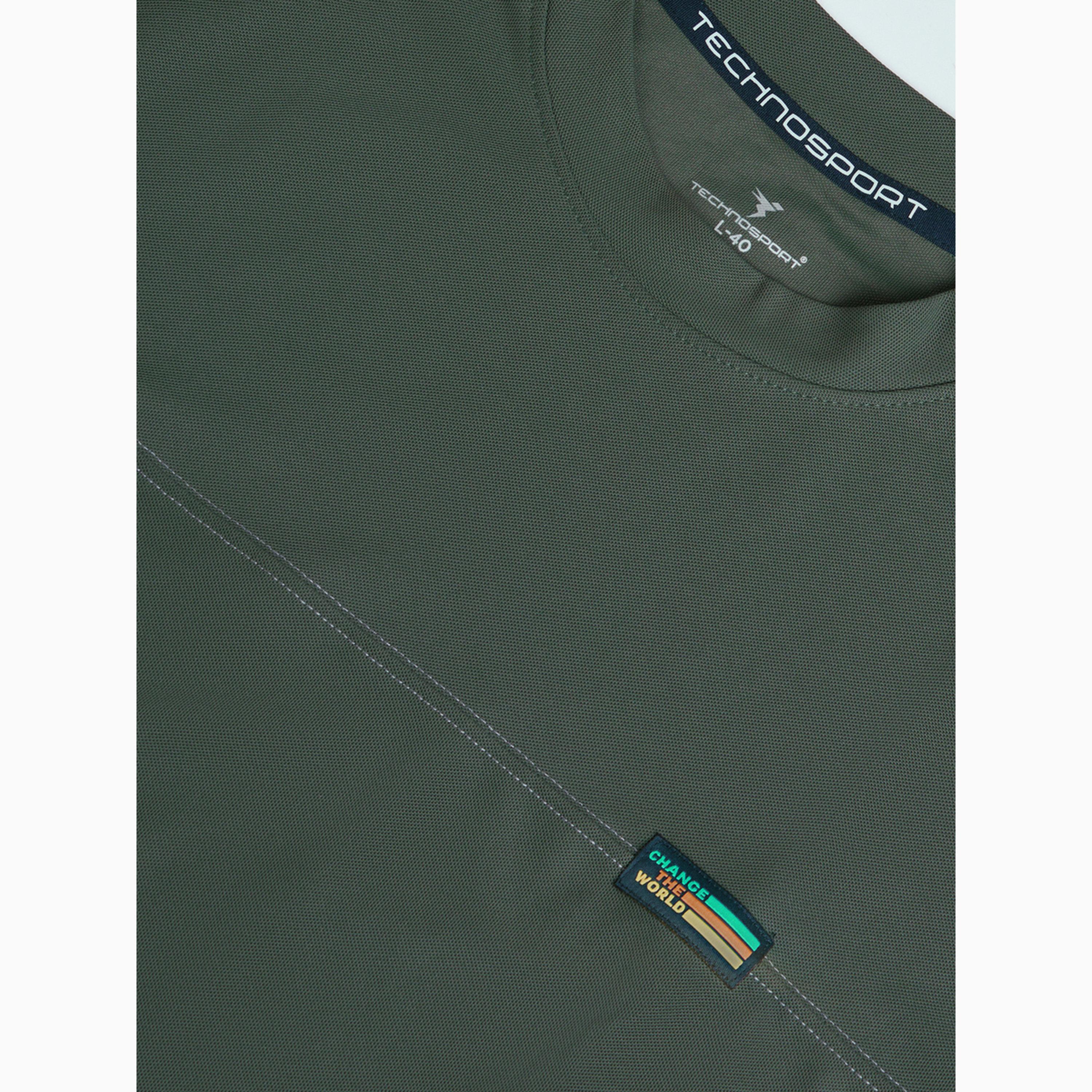 تيشيرت رياضي بياقة دائرية وقصة واسعة للرجال مع ماتبيك-men-clothing-sportswearandactivewear-tshirtsandpolos-image-5