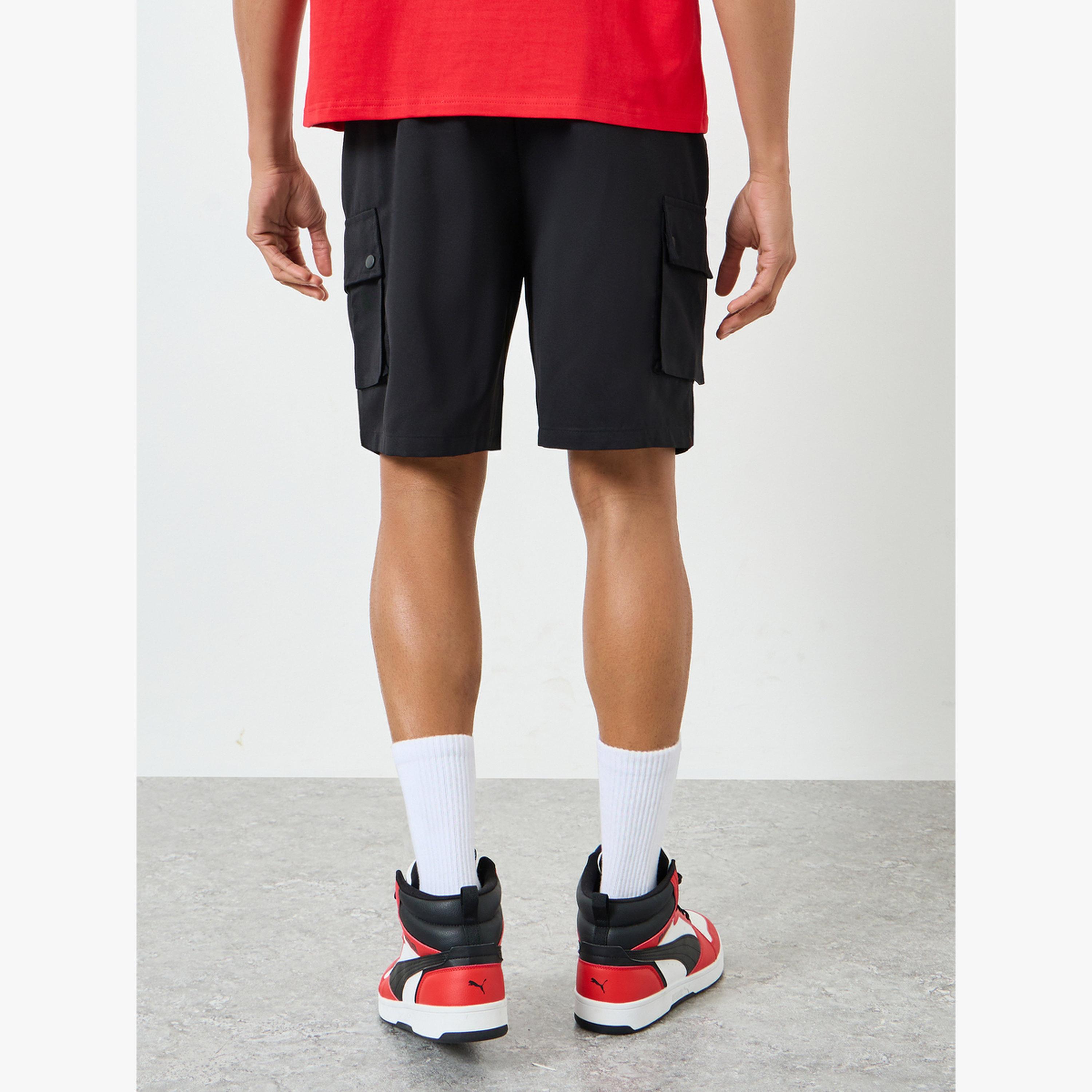 Take Two Men Black Solid Pocket Detail Shorts-men-clothing-swimandbeach-shorts-image-5