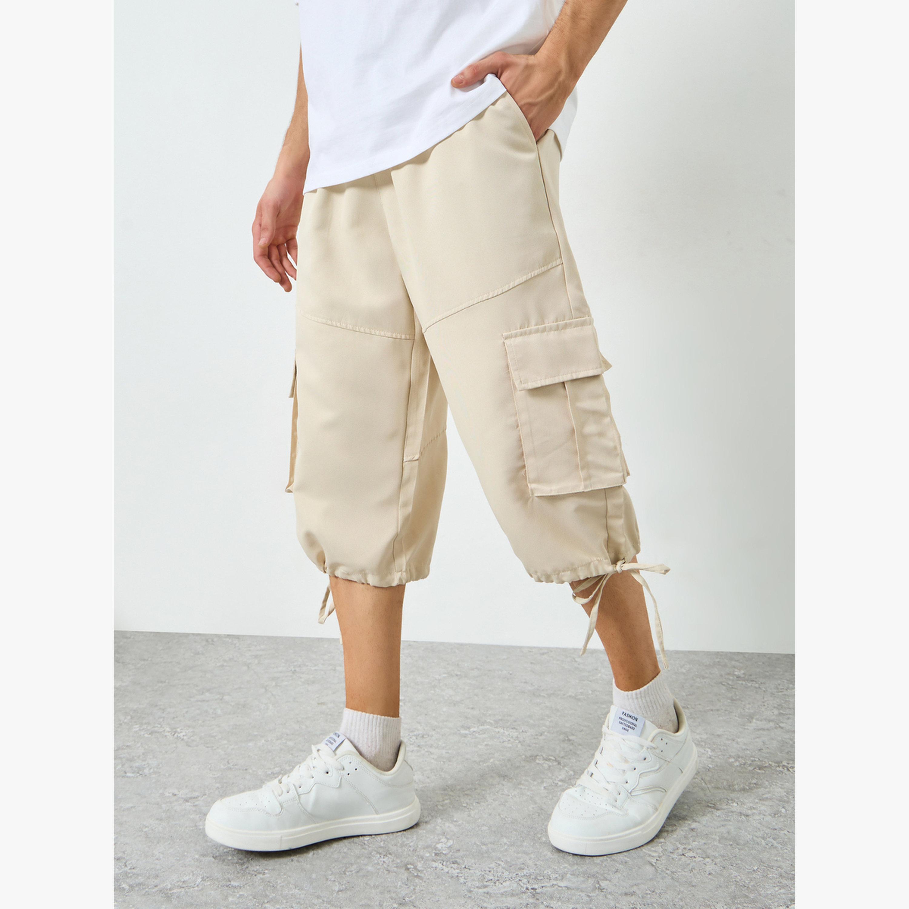 بنطال كابري كارجو برباط-men-clothing-bottoms-shorts-image-4