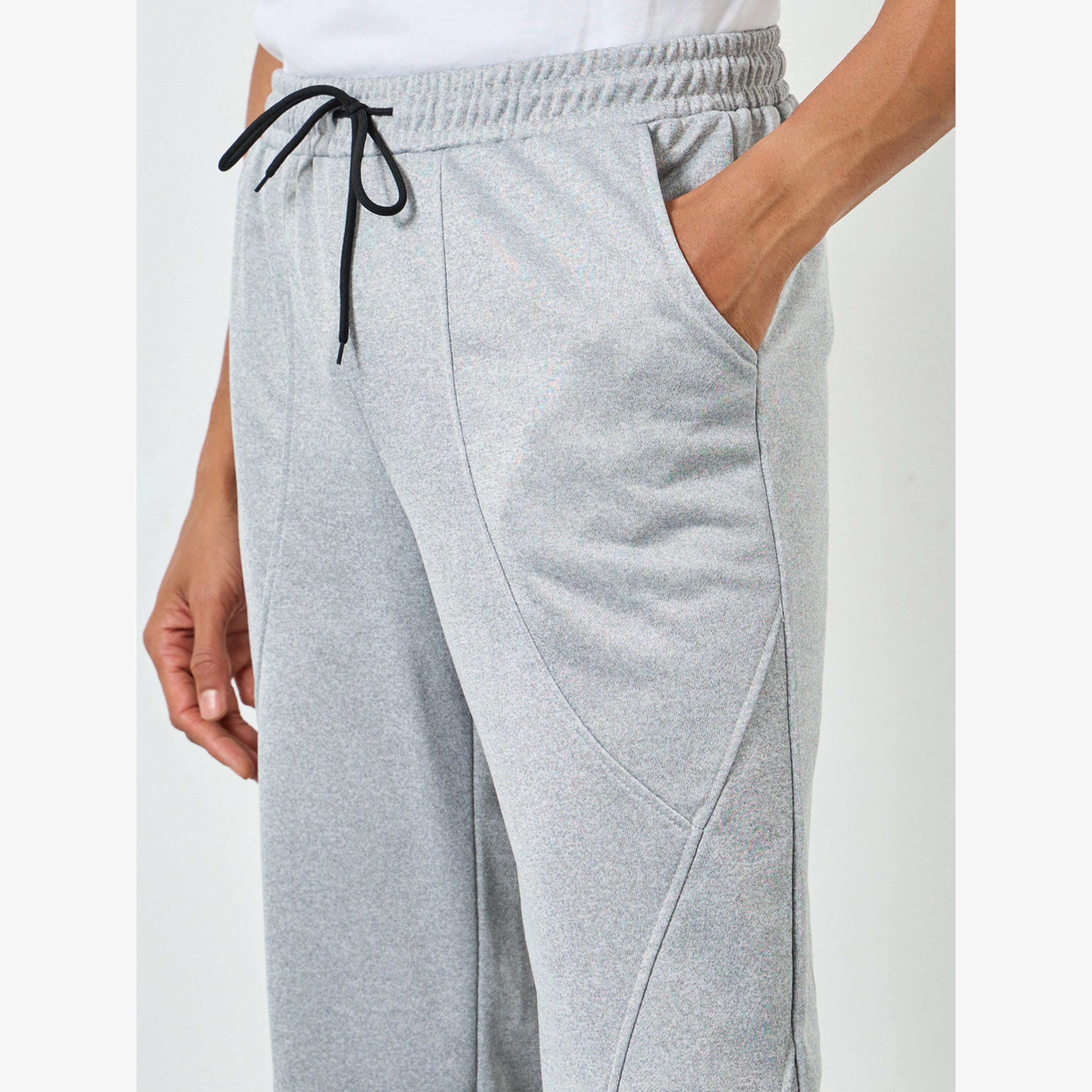 Take Two Men Grey Wide Leg Pintuck Trousers-men-clothing-bottoms-joggers-image-4