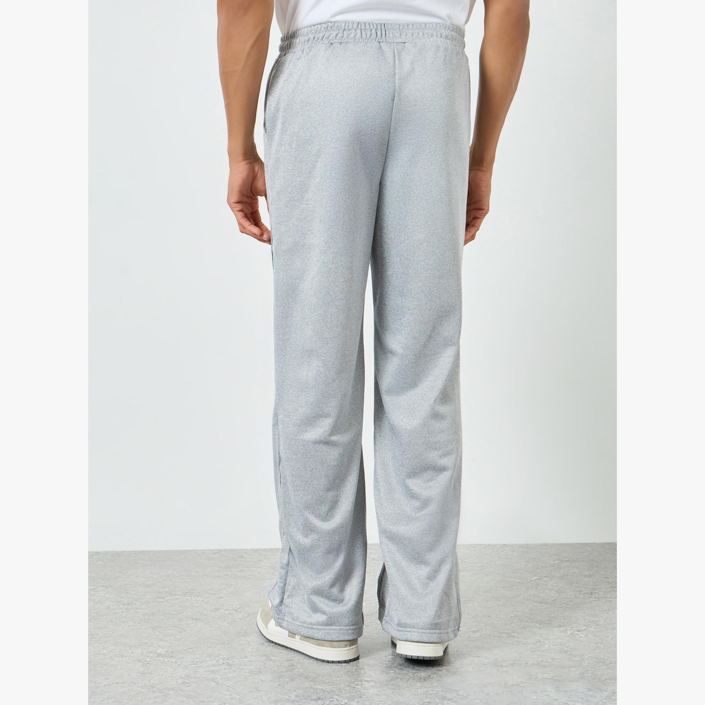 Take Two Men Grey Wide Leg Pintuck Trousers-men-clothing-bottoms-joggers-image-5