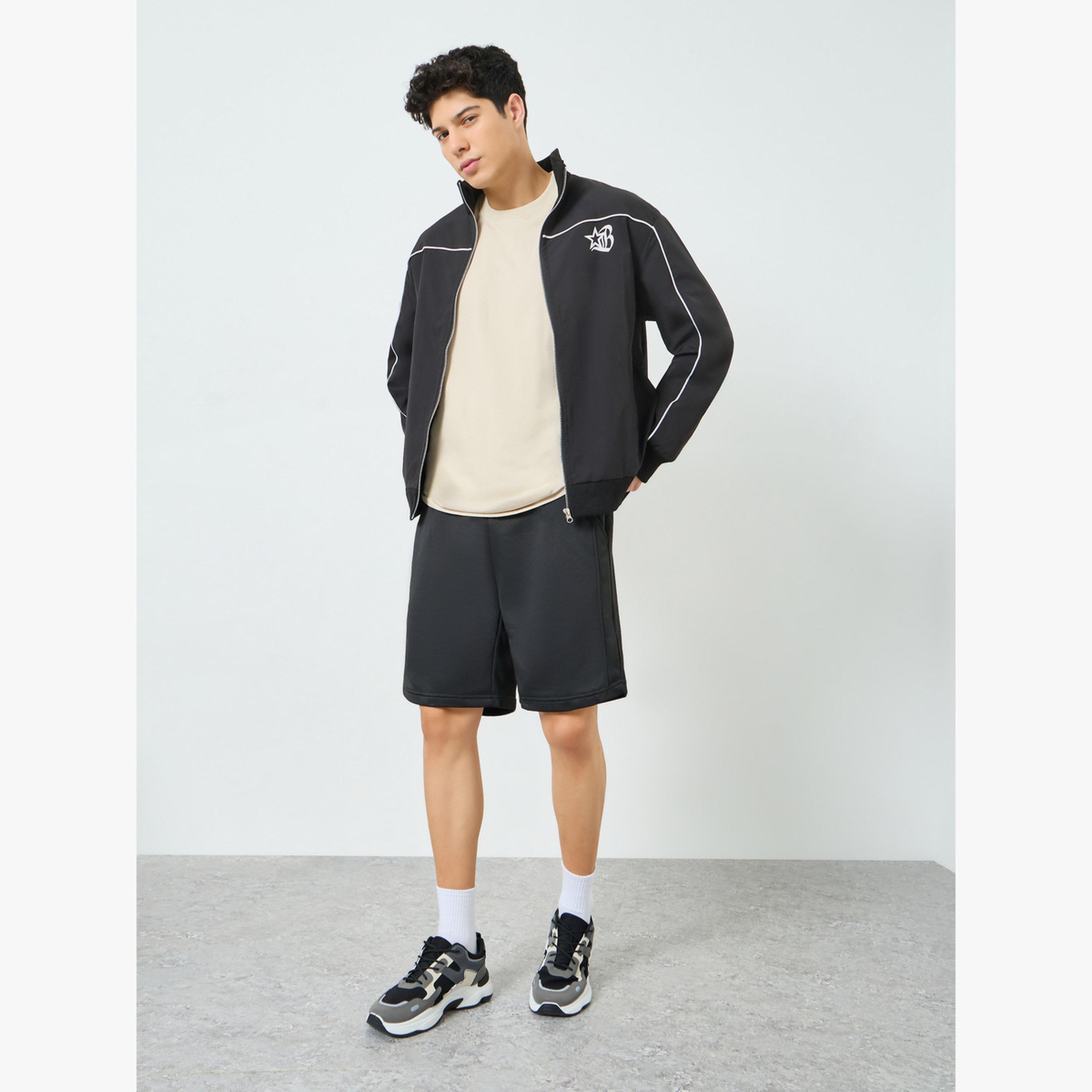 Take Two Men Black Shorts with Drawstring-men-clothing-swimandbeach-shorts-image-2