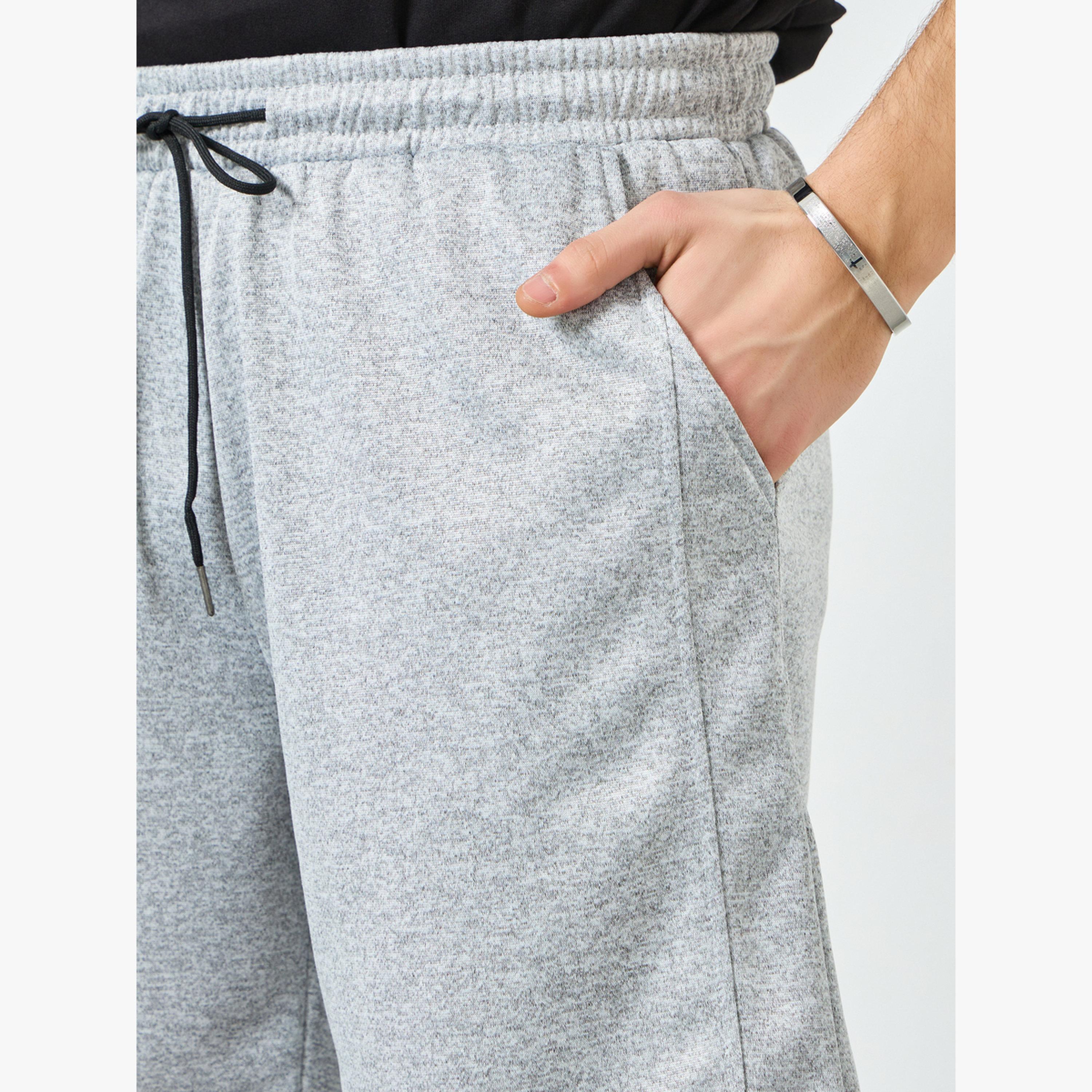 Take Two Men Grey Shorts with Drawstring-men-clothing-swimandbeach-shorts-image-3