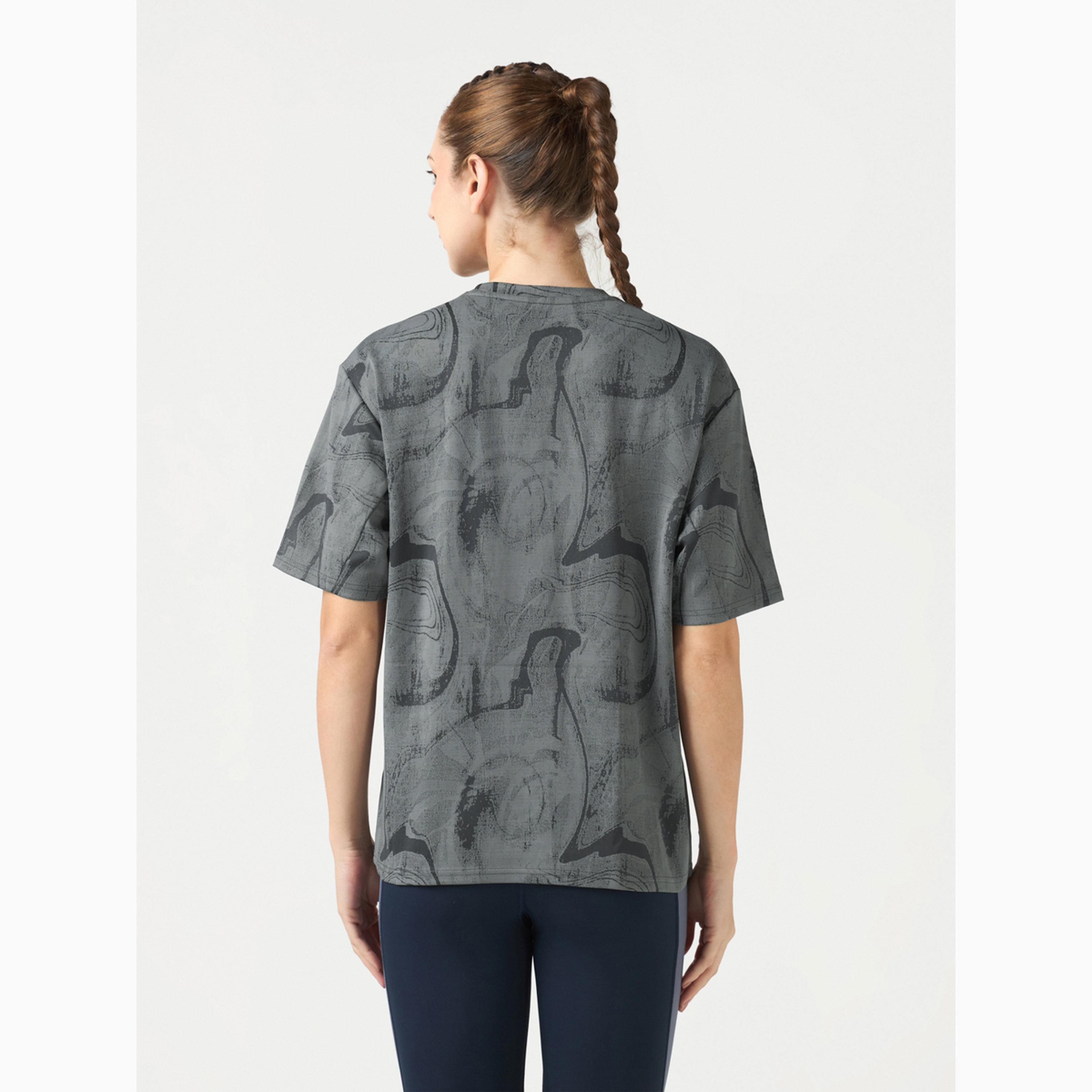 تيشيرت رياضي جاكار بقصة مربعة مع دابل كوول-sports-women-clothing-tshirtsandvests-image-4