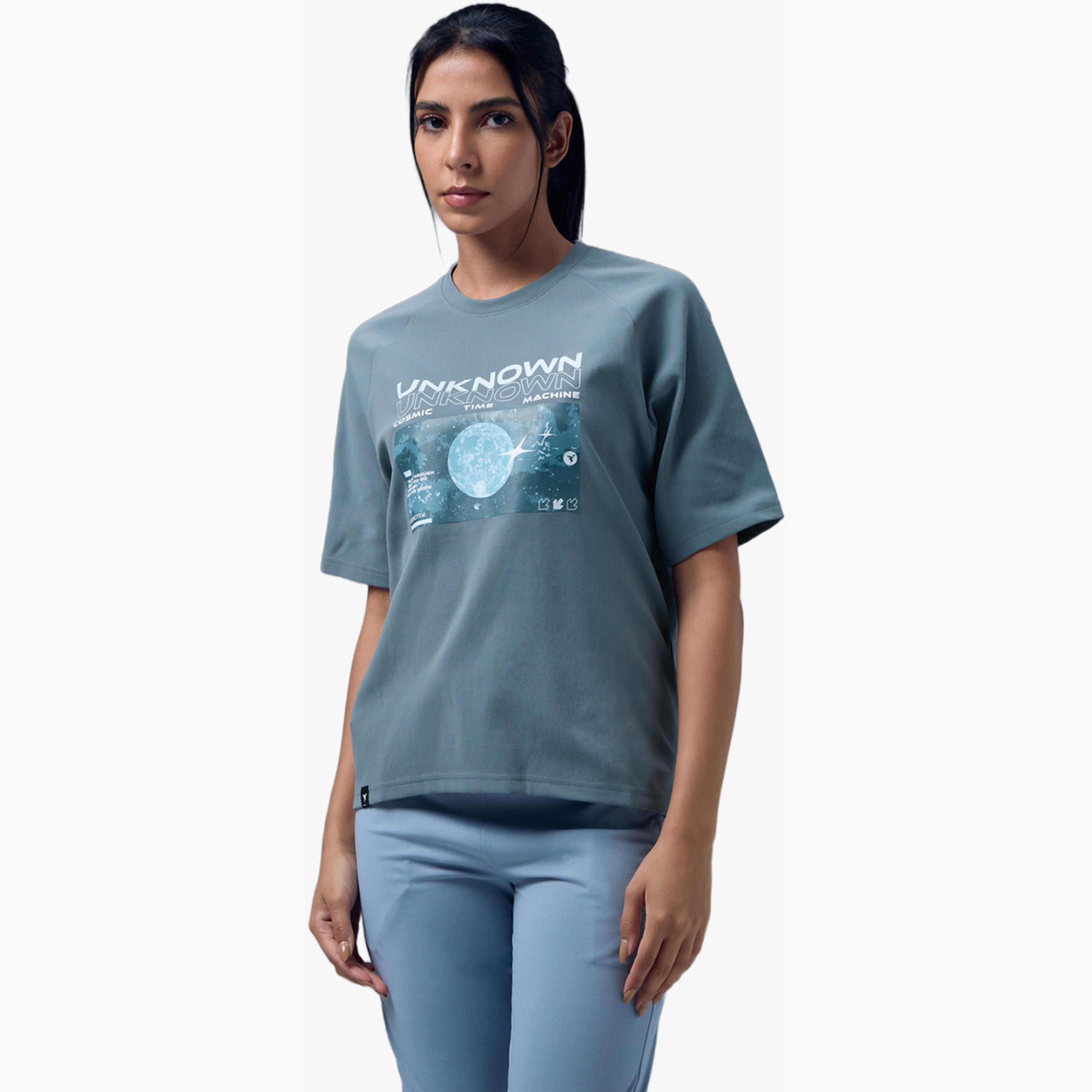 Technosport X Styli Relaxed Fit Round Neck Sports T-Shirt with ELASTO PLUS-sports-women-clothing-tshirtsandvests-image-1