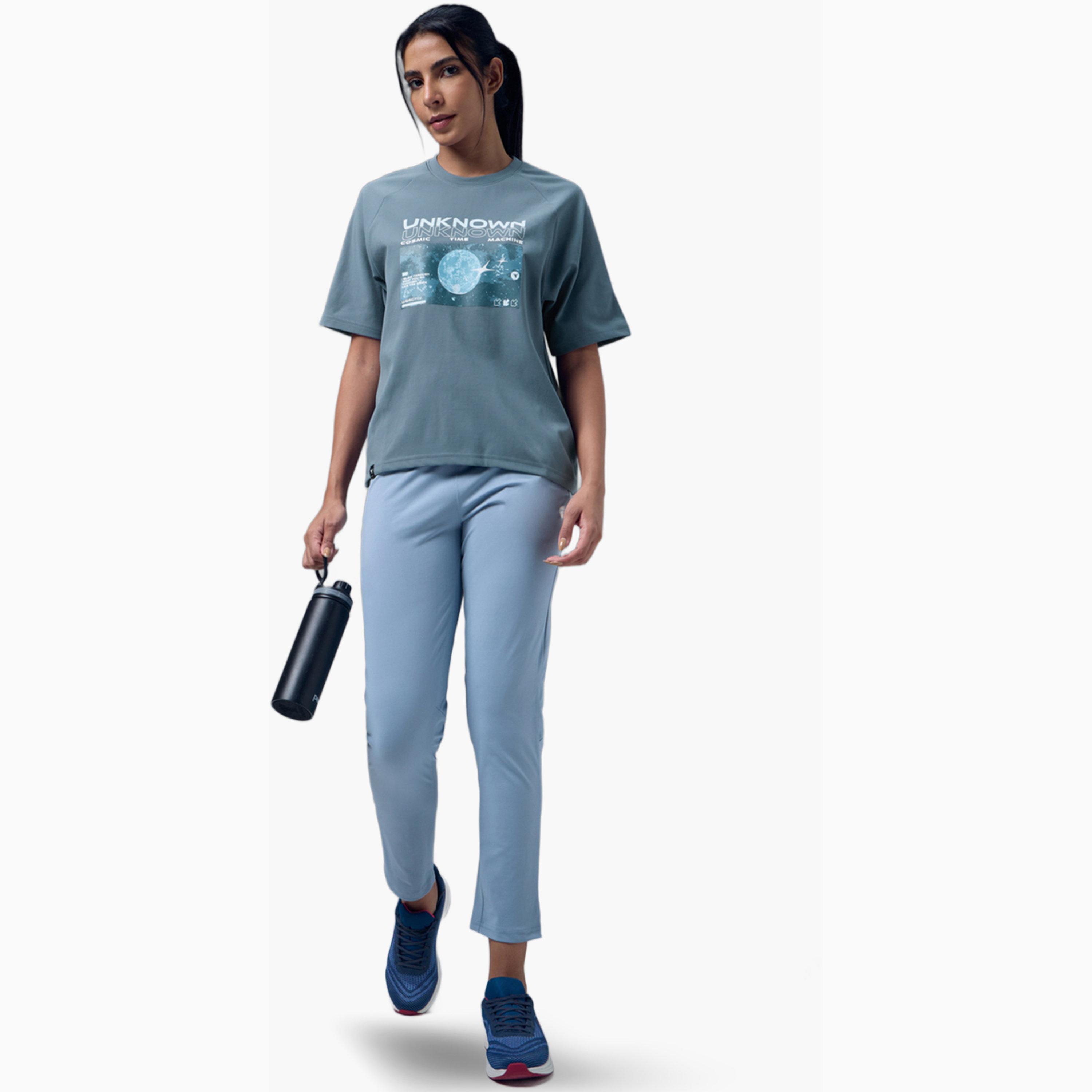 Technosport X Styli Relaxed Fit Round Neck Sports T-Shirt with ELASTO PLUS-sports-women-clothing-tshirtsandvests-image-2