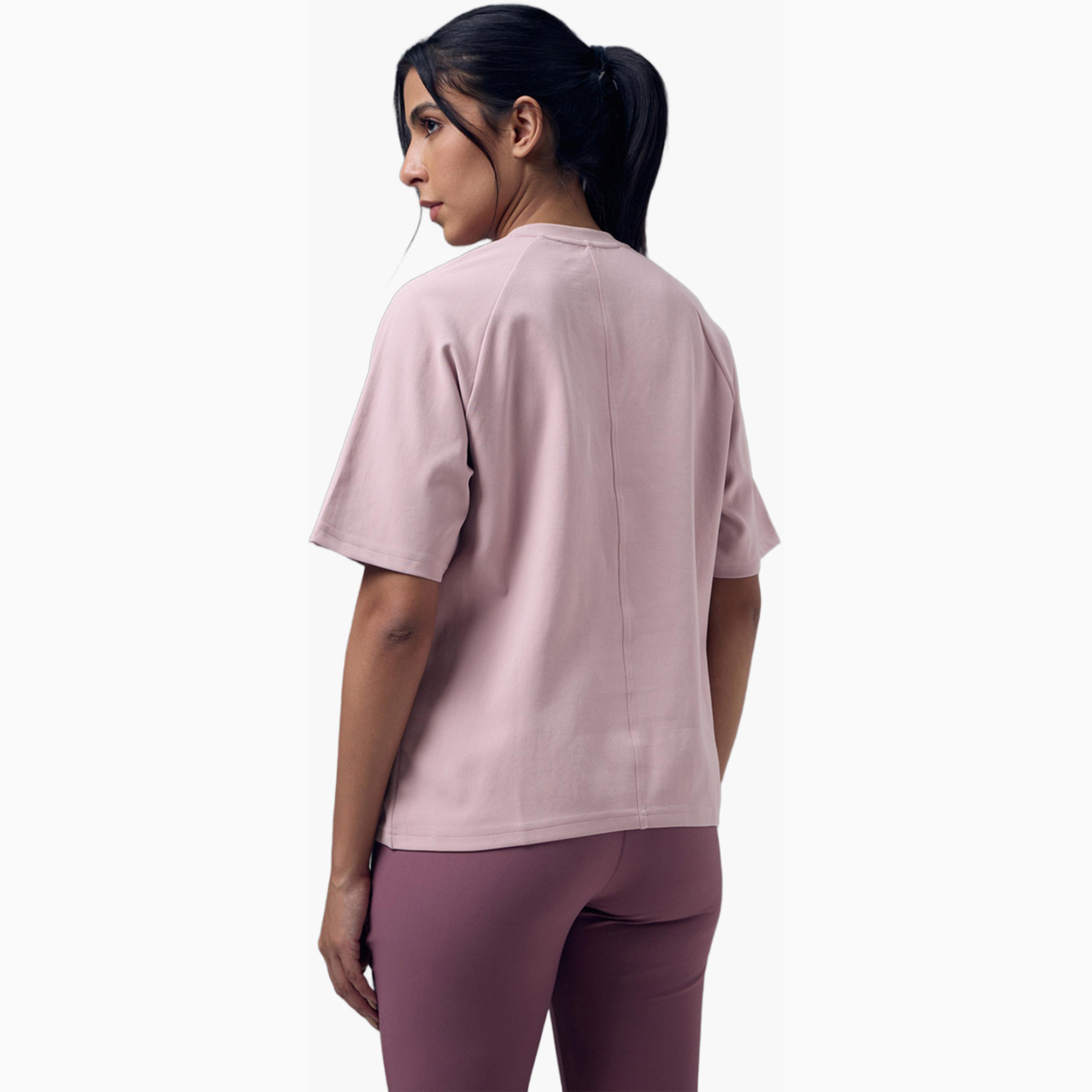 Technosport X Styli Relaxed Fit Round Neck Sports T-Shirt with ELASTO PLUS-sports-women-clothing-tshirtsandvests-image-4