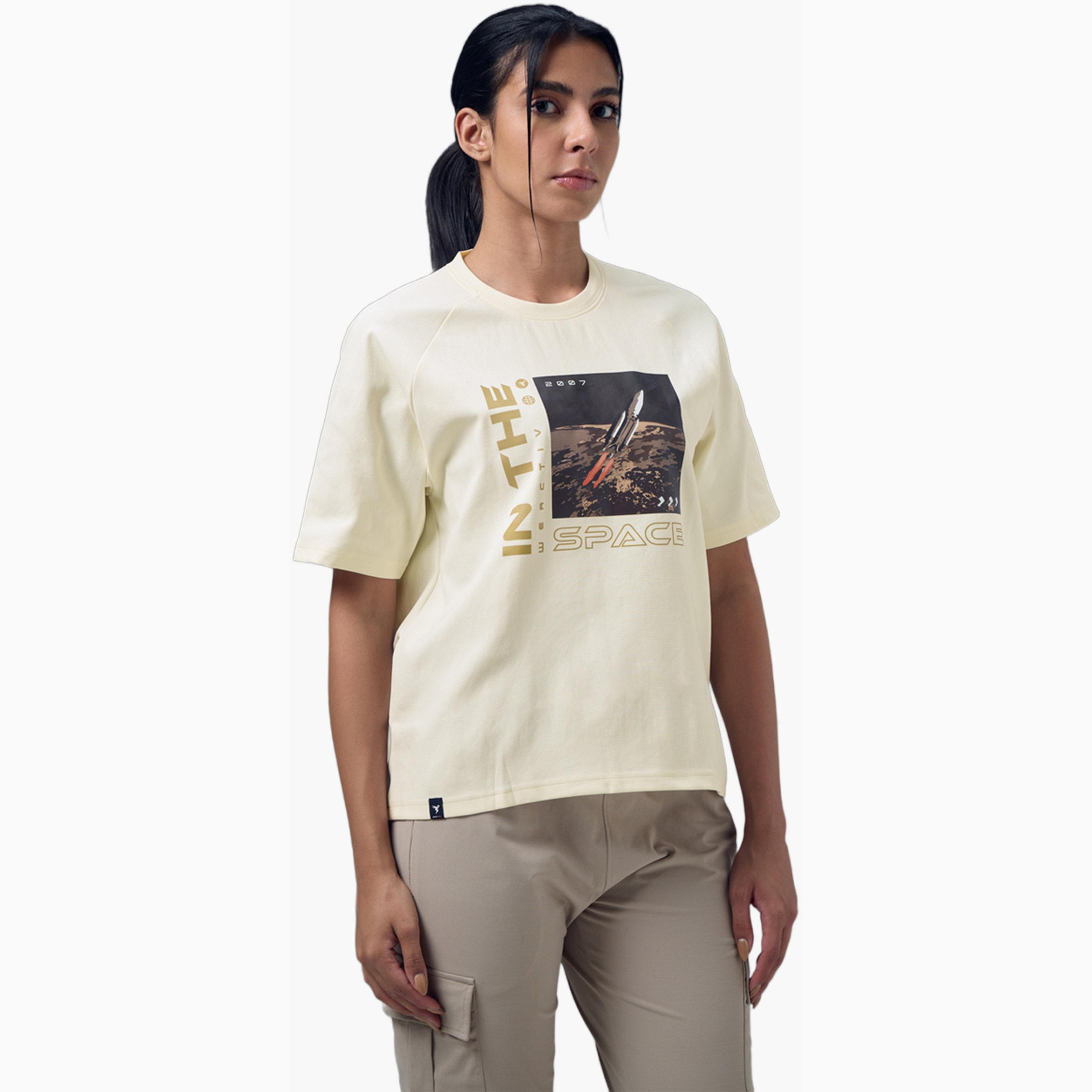 Technosport X Styli Relaxed Fit Round Neck Sports T-Shirt with ELASTO PLUS-sports-women-clothing-tshirtsandvests-image-1