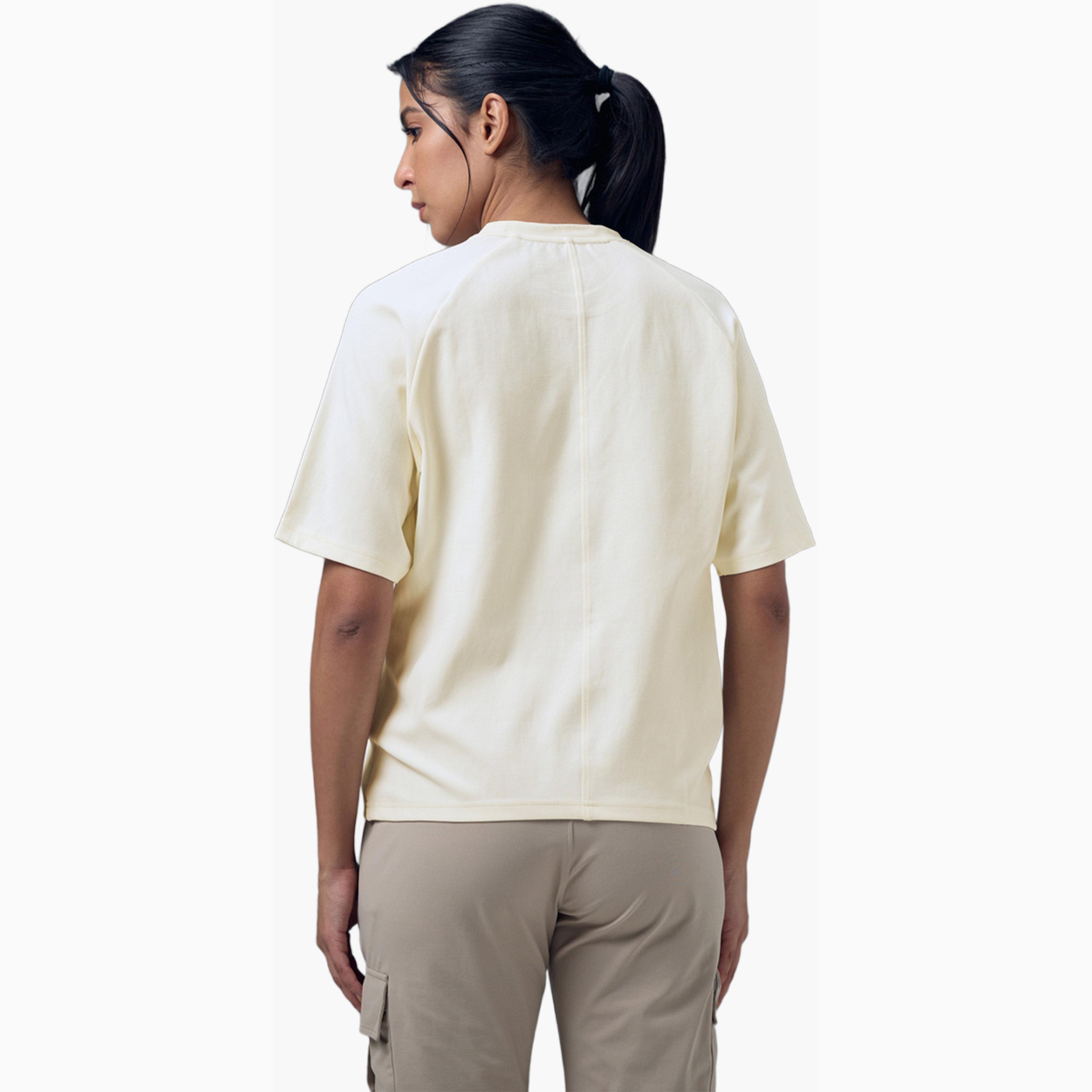 Technosport X Styli Relaxed Fit Round Neck Sports T-Shirt with ELASTO PLUS-sports-women-clothing-tshirtsandvests-image-4