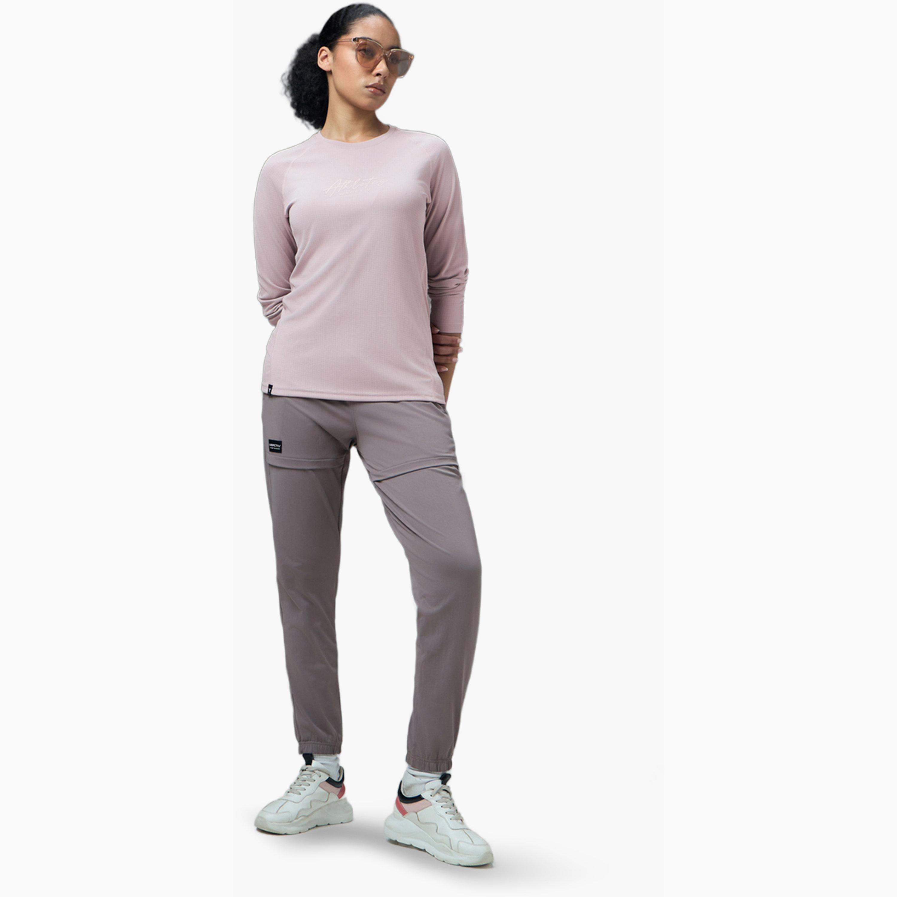 تيشيرت رياضي بياقة دائرية وقصة ضيقة بتقنية تكنو كوول بلس-sports-women-clothing-tshirtsandvests-image-2