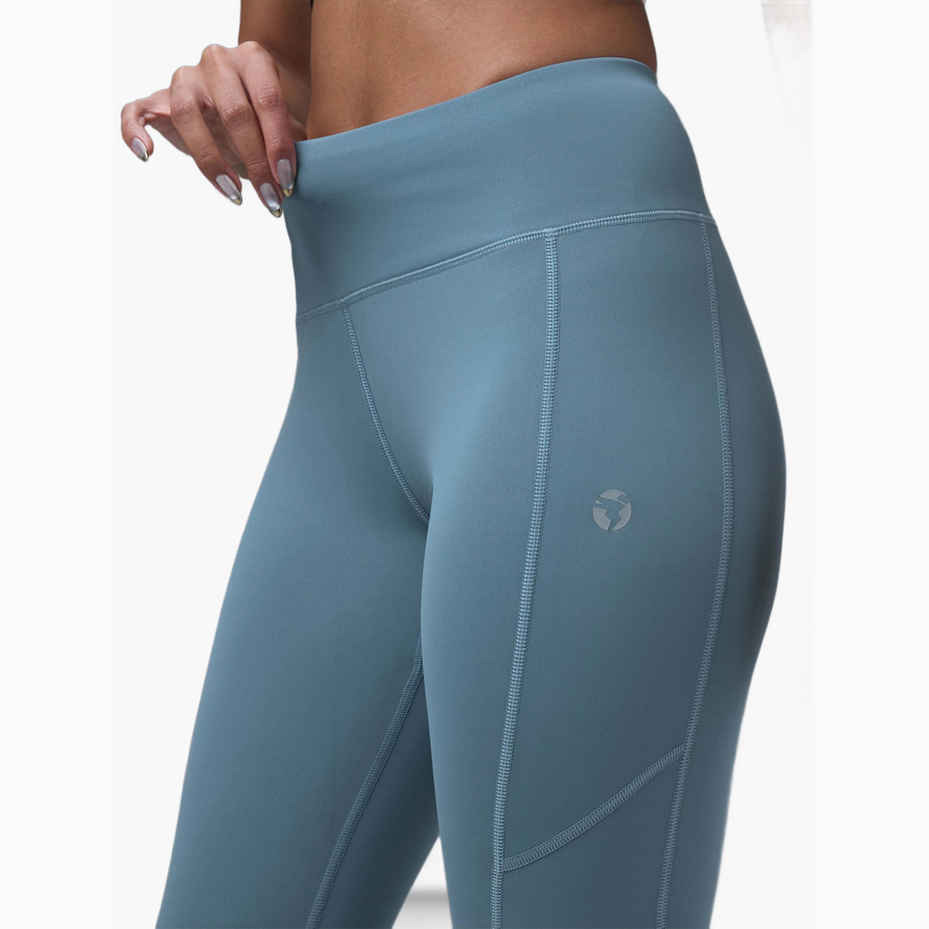 Technosport X Styli Solid Slim Fit Sports Tights with ElastoLITE-women-clothing-sportswearandactivewear-bottoms-leggings-image-6