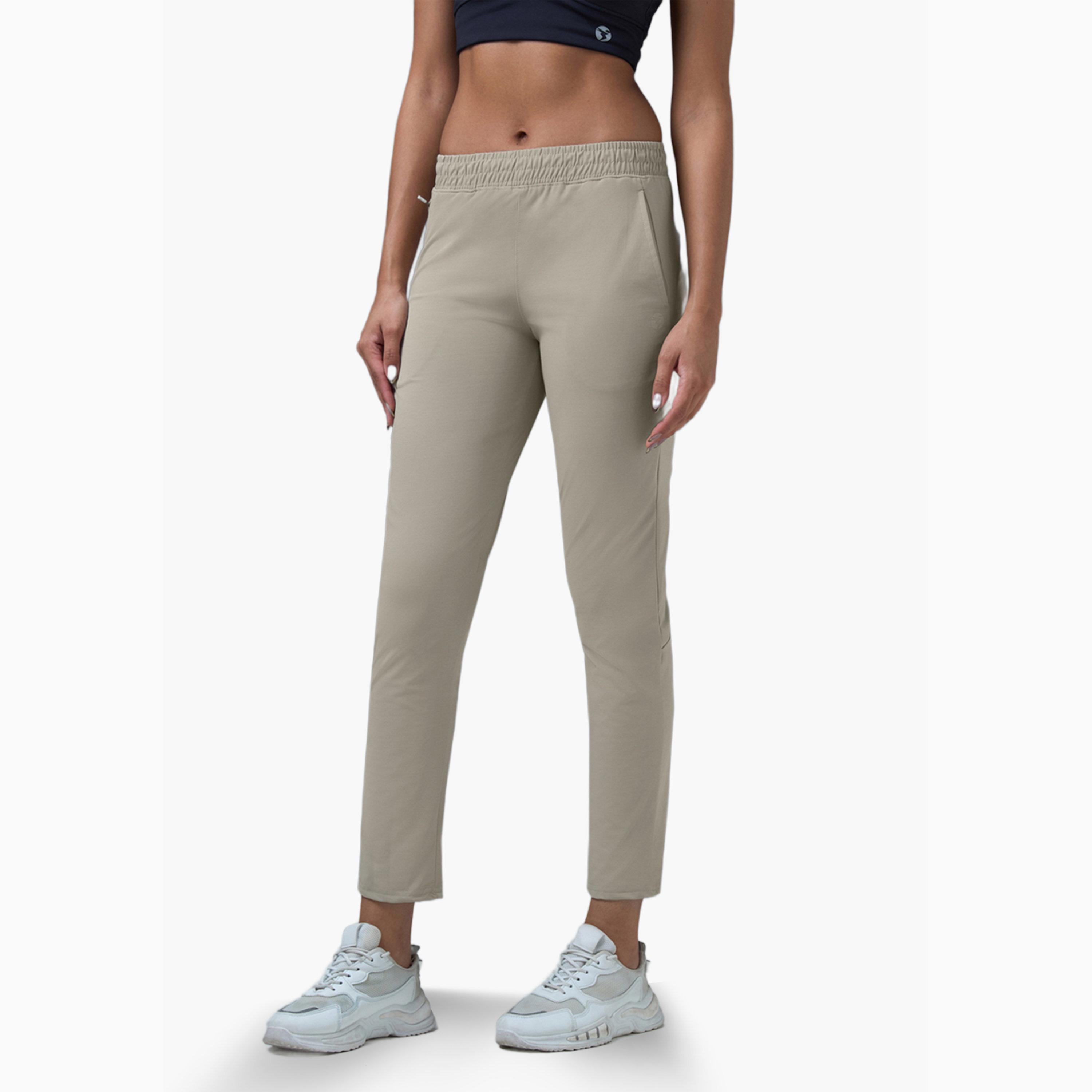Technosport X Styli Solid Straight Fit Trackpants-women-clothing-sportswearandactivewear-bottoms-joggersandtrackpants-image-1