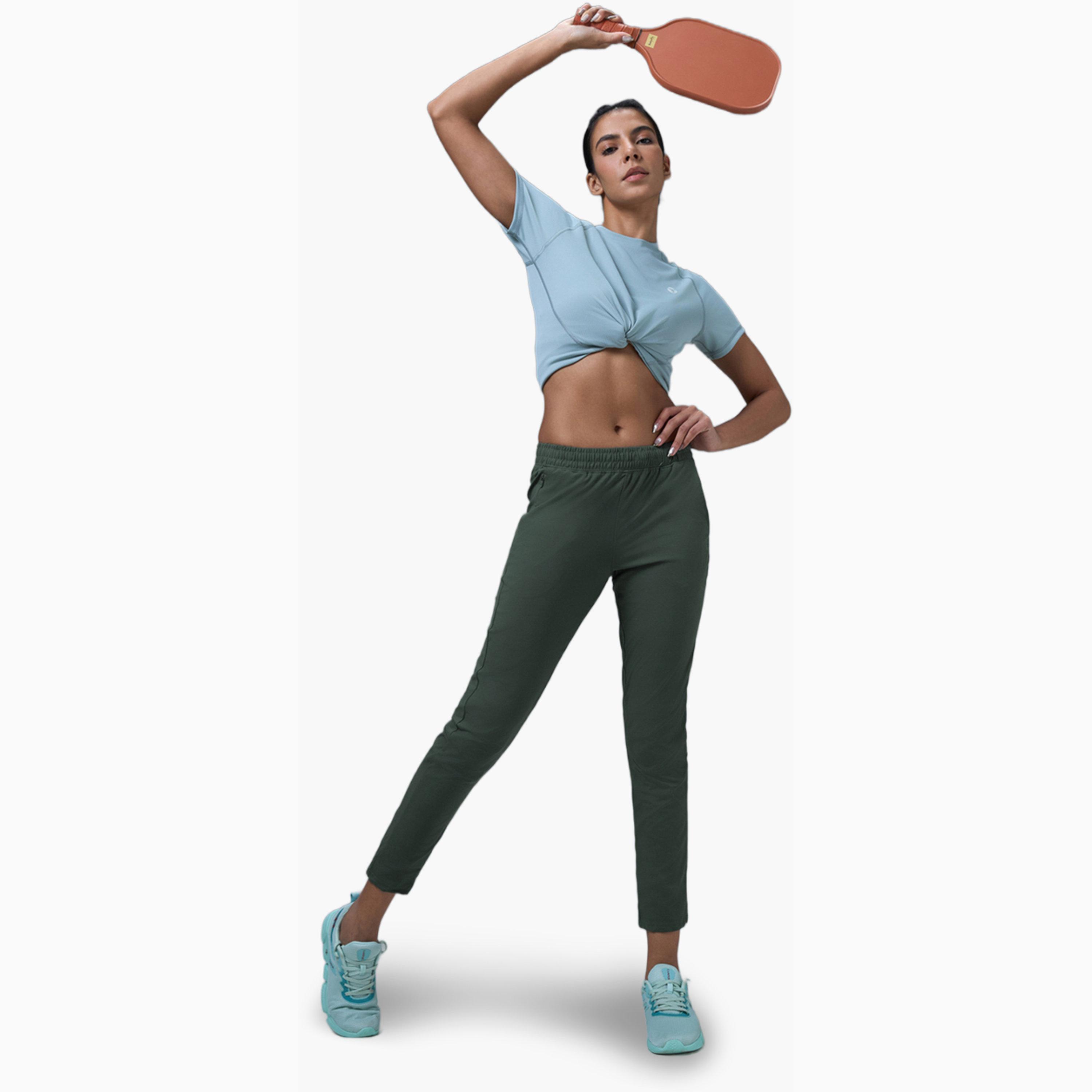 Technosport X Styli Solid Straight Fit Trackpants-women-clothing-sportswearandactivewear-bottoms-joggersandtrackpants-image-2