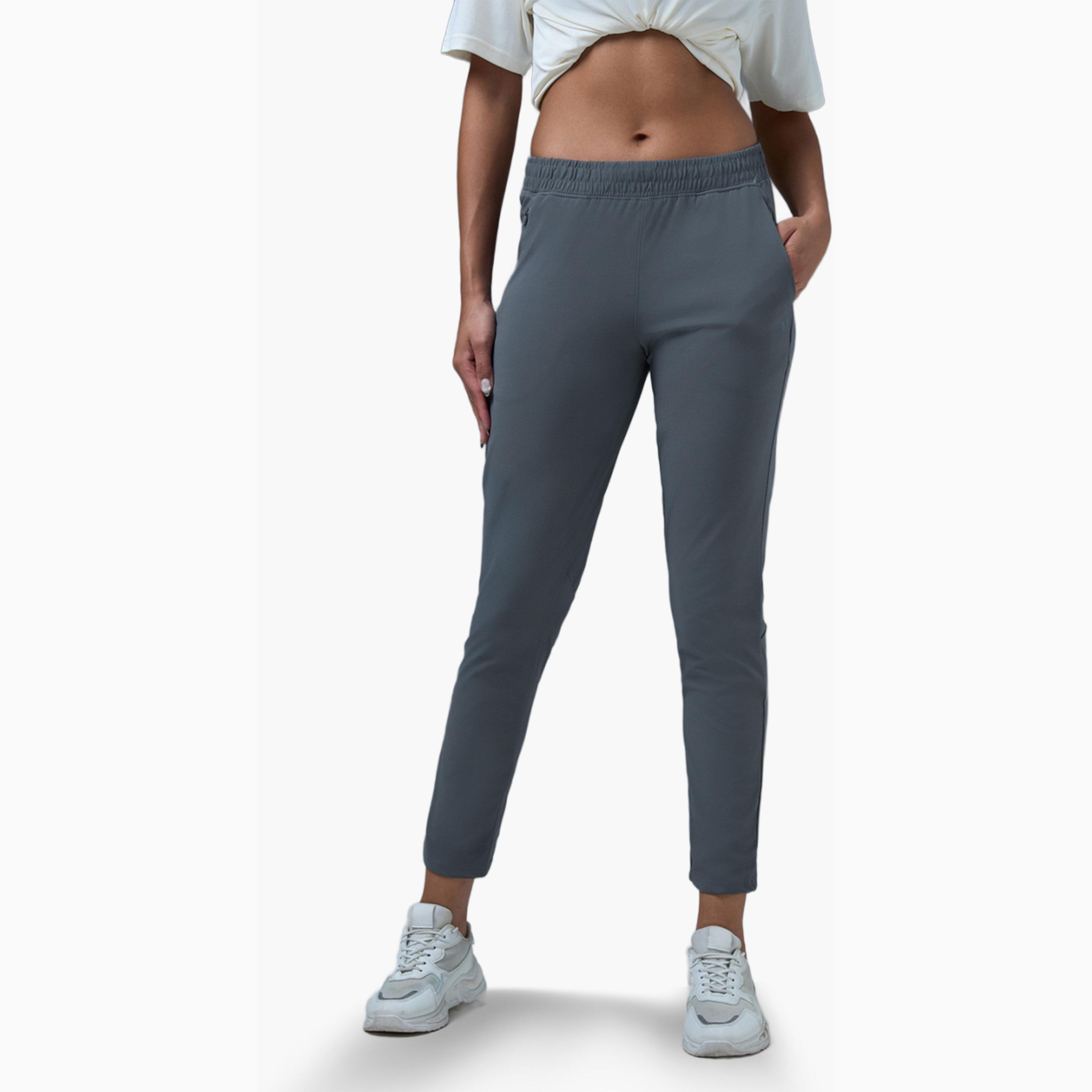Technosport X Styli Solid Straight Fit Trackpants-women-clothing-sportswearandactivewear-bottoms-joggersandtrackpants-image-1