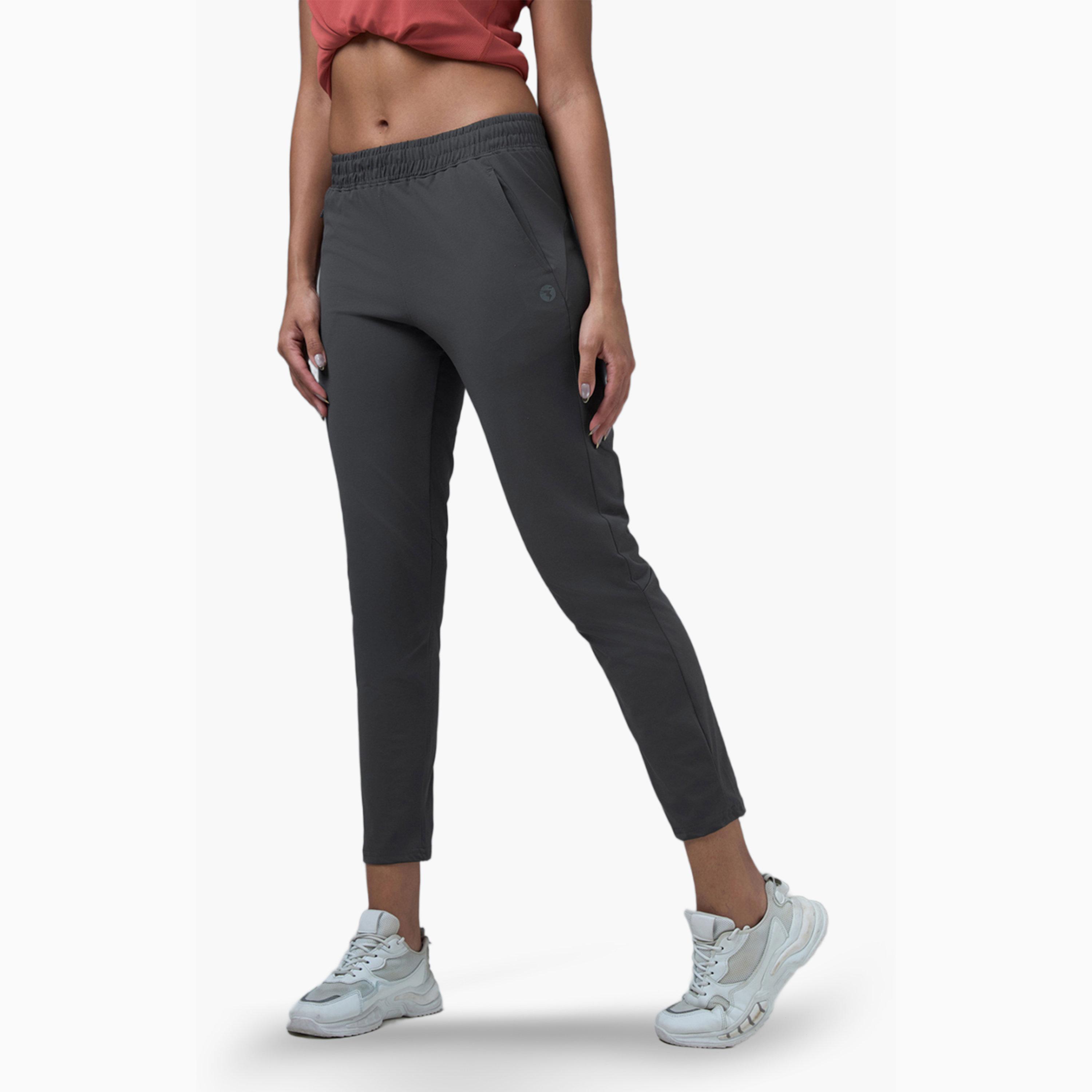 بنطال رياضي سادة بقصة مستقيمة-women-clothing-sportswearandactivewear-bottoms-joggersandtrackpants-image-5