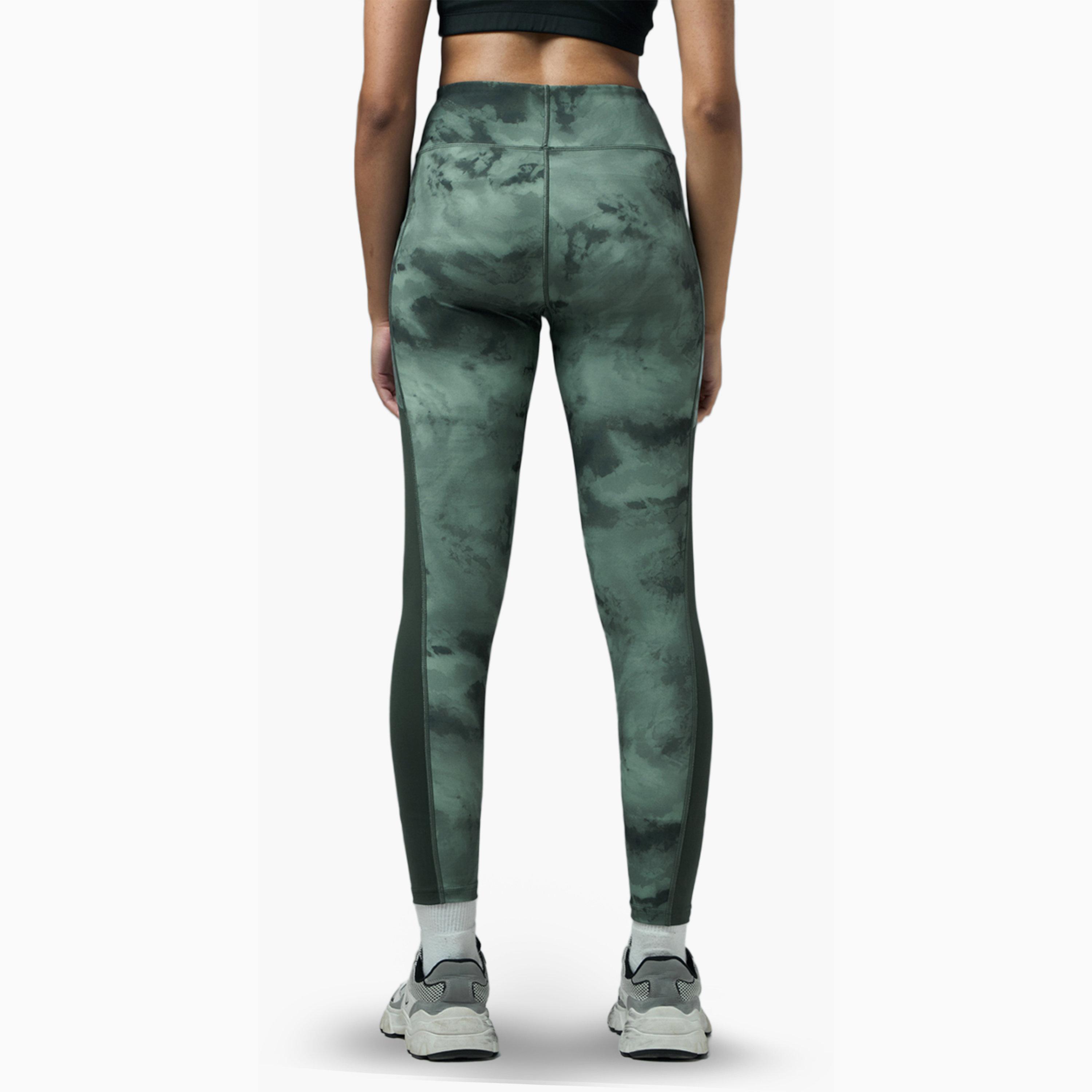 Technosport X Styli Tie-Dye Print Slim Fit Tights with ELASTO PLUS-women-clothing-sportswearandactivewear-bottoms-leggings-image-4