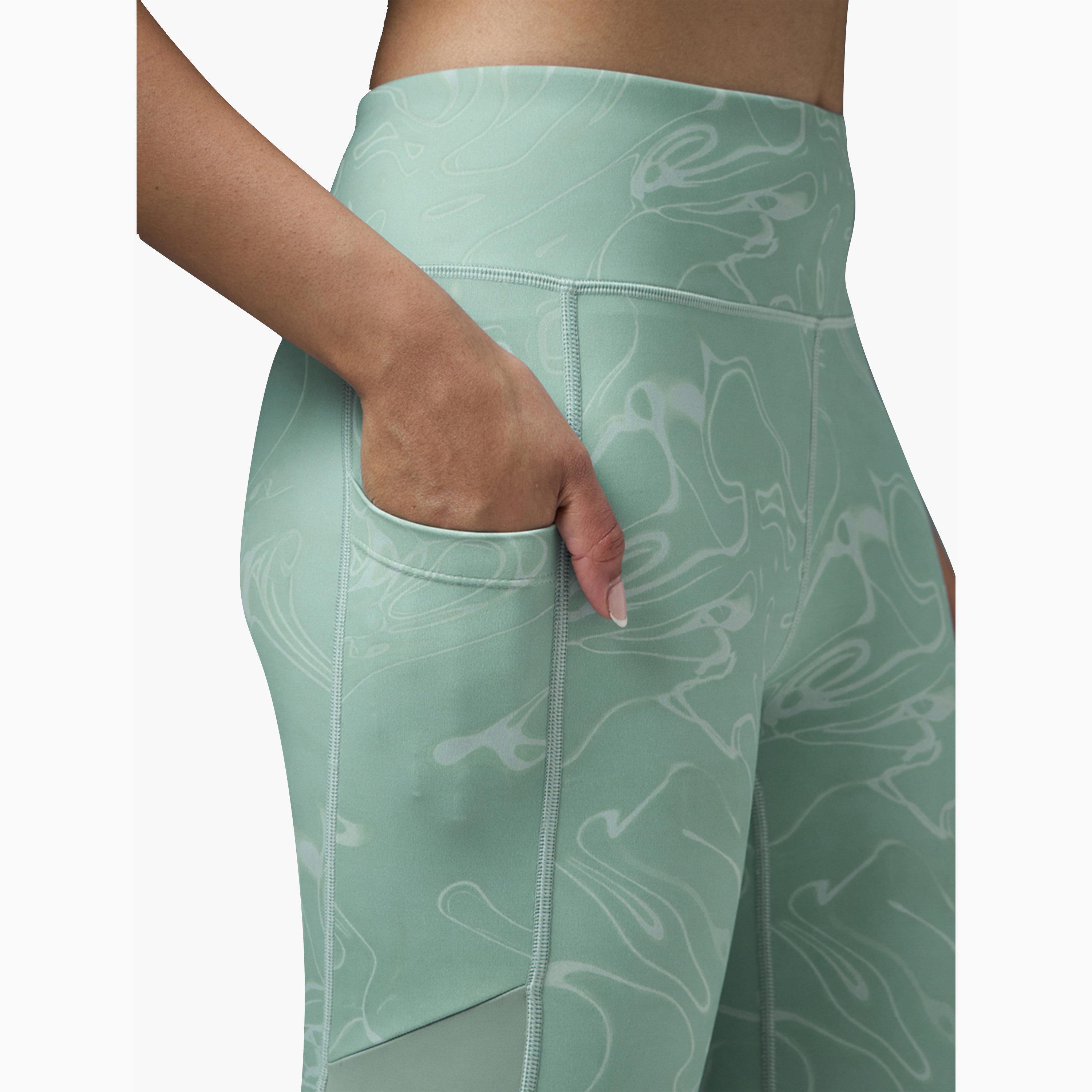 Technosport X Styli Printed Slim Fit Tights with ELASTO PLUS-women-clothing-sportswearandactivewear-bottoms-leggings-image-5