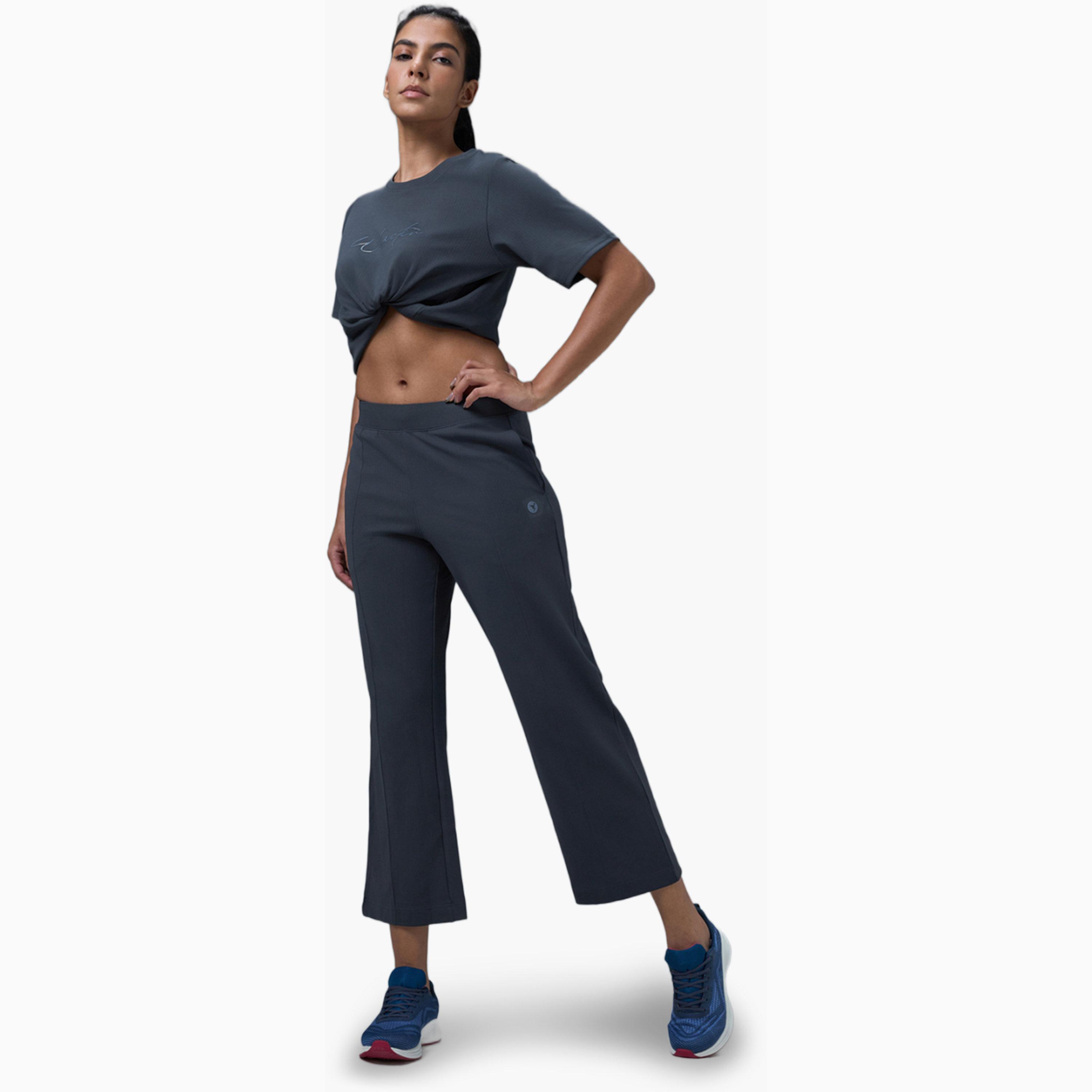 Technosport X Styli Relaxed Fit Sports Trackpants with ELASTO PLUS-women-clothing-sportswearandactivewear-bottoms-joggersandtrackpants-image-2