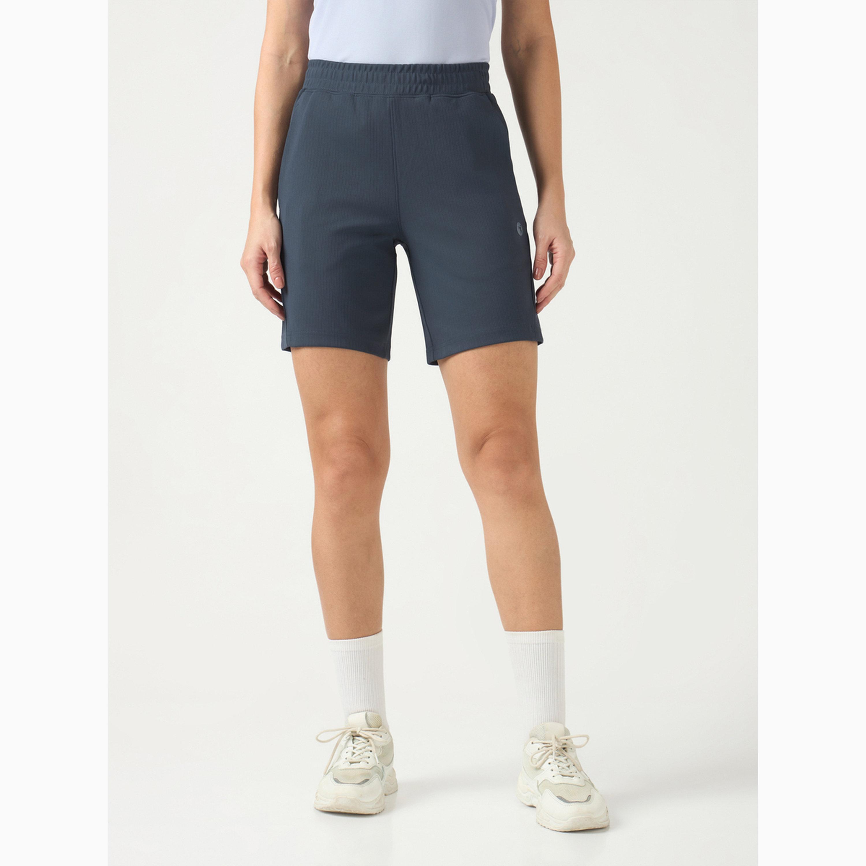 Technosport X Styli Regular Fit Sports Shorts with ELASTOPLUS-women-clothing-sportswearandactivewear-bottoms-athleticskirtsandshorts-image-1