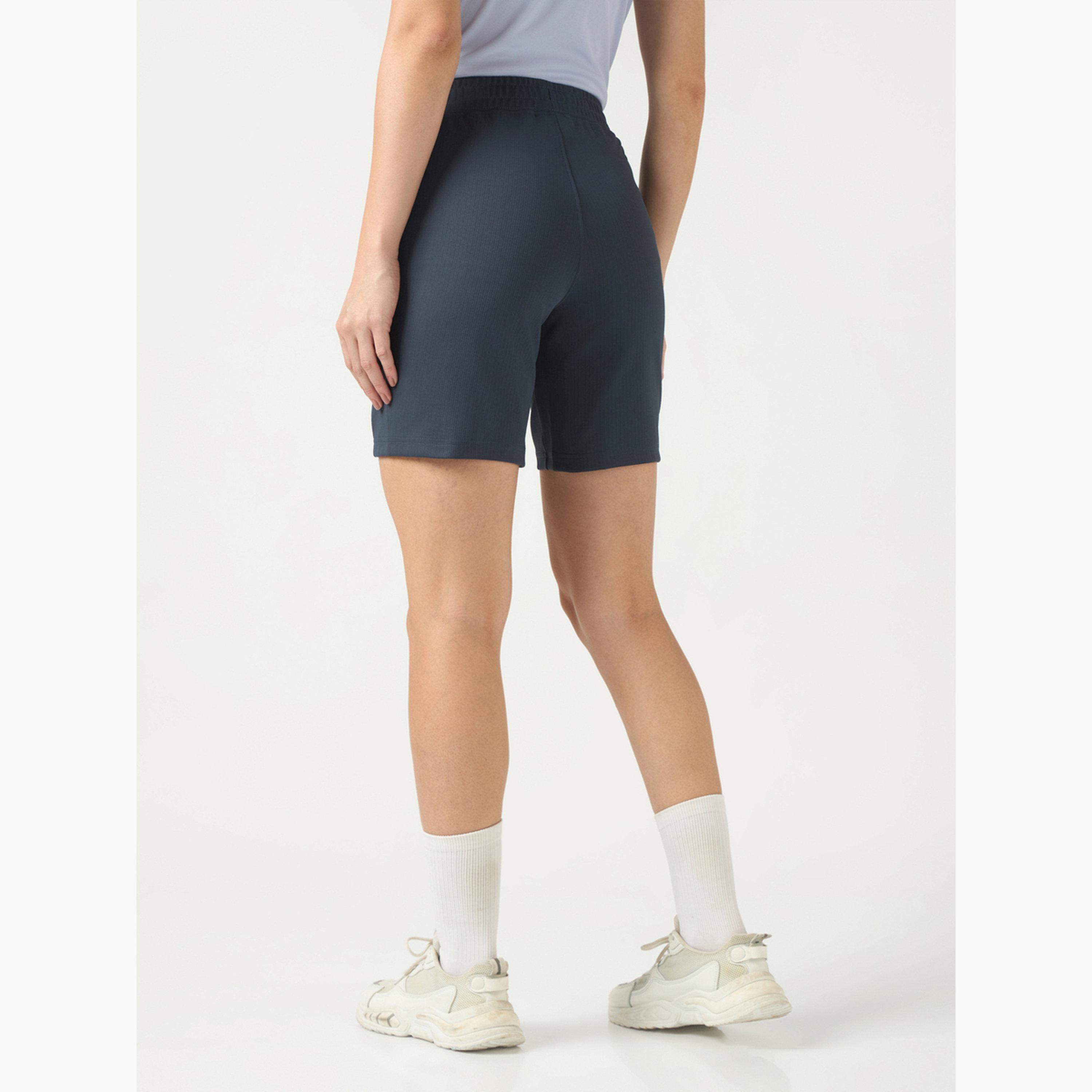 Technosport X Styli Regular Fit Sports Shorts with ELASTOPLUS-women-clothing-sportswearandactivewear-bottoms-athleticskirtsandshorts-image-3