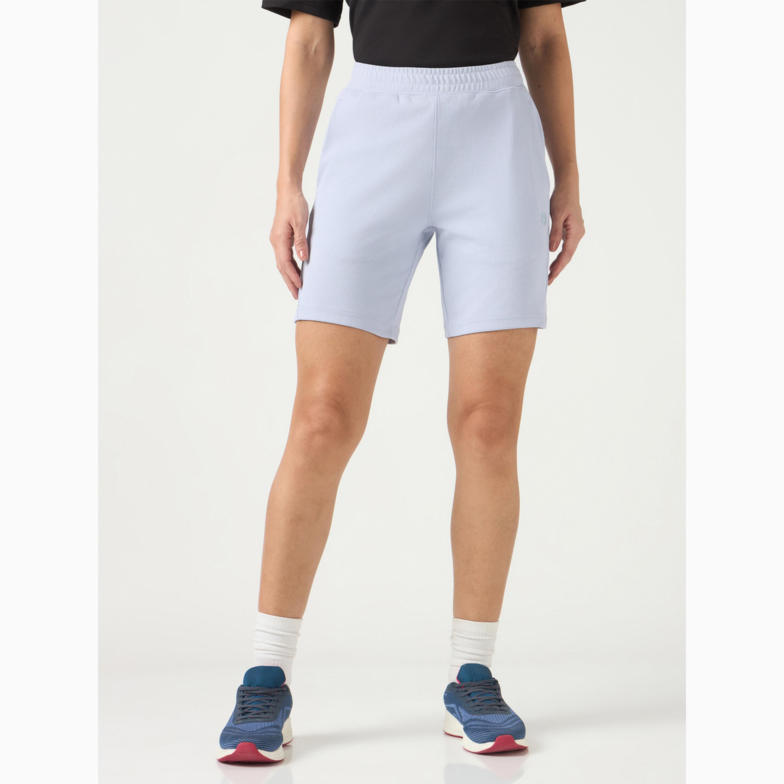 Technosport X Styli Regular Fit Sports Shorts with ELASTOPLUS-women-clothing-sportswearandactivewear-bottoms-athleticskirtsandshorts-image-1