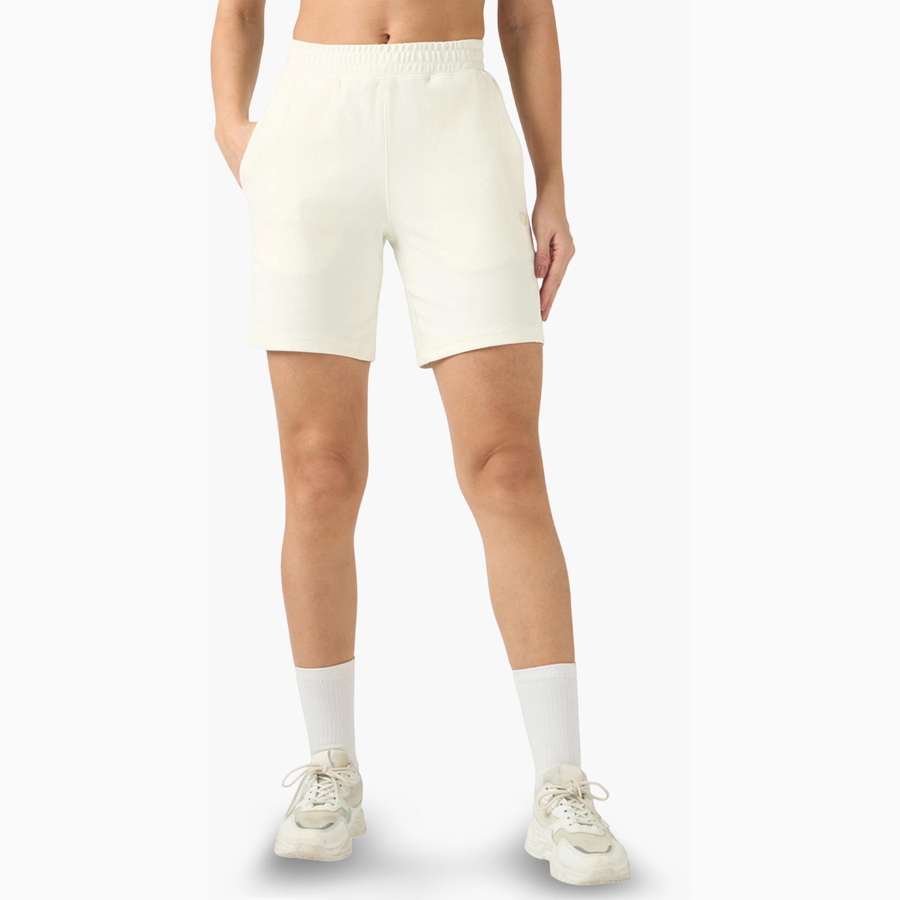 Technosport X Styli Regular Fit Sports Shorts with ELASTOPLUS-women-clothing-sportswearandactivewear-bottoms-athleticskirtsandshorts-image-1