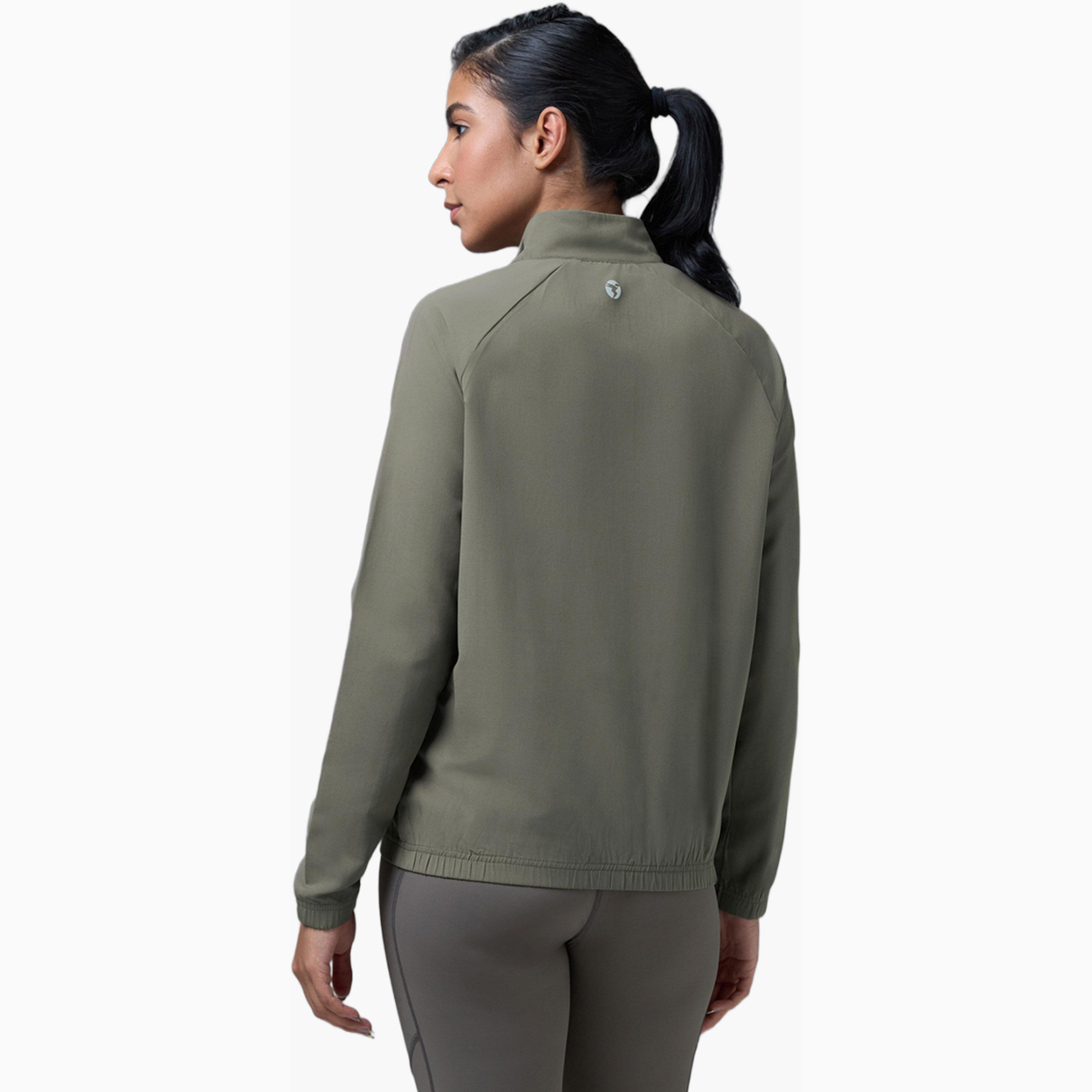 Technosport X Styli Solid Slim Fit Mock Neck Sports Jacket with TECHNOLITE-women-clothing-sportswearandactivewear-coatsandjackets-jackets-image-5