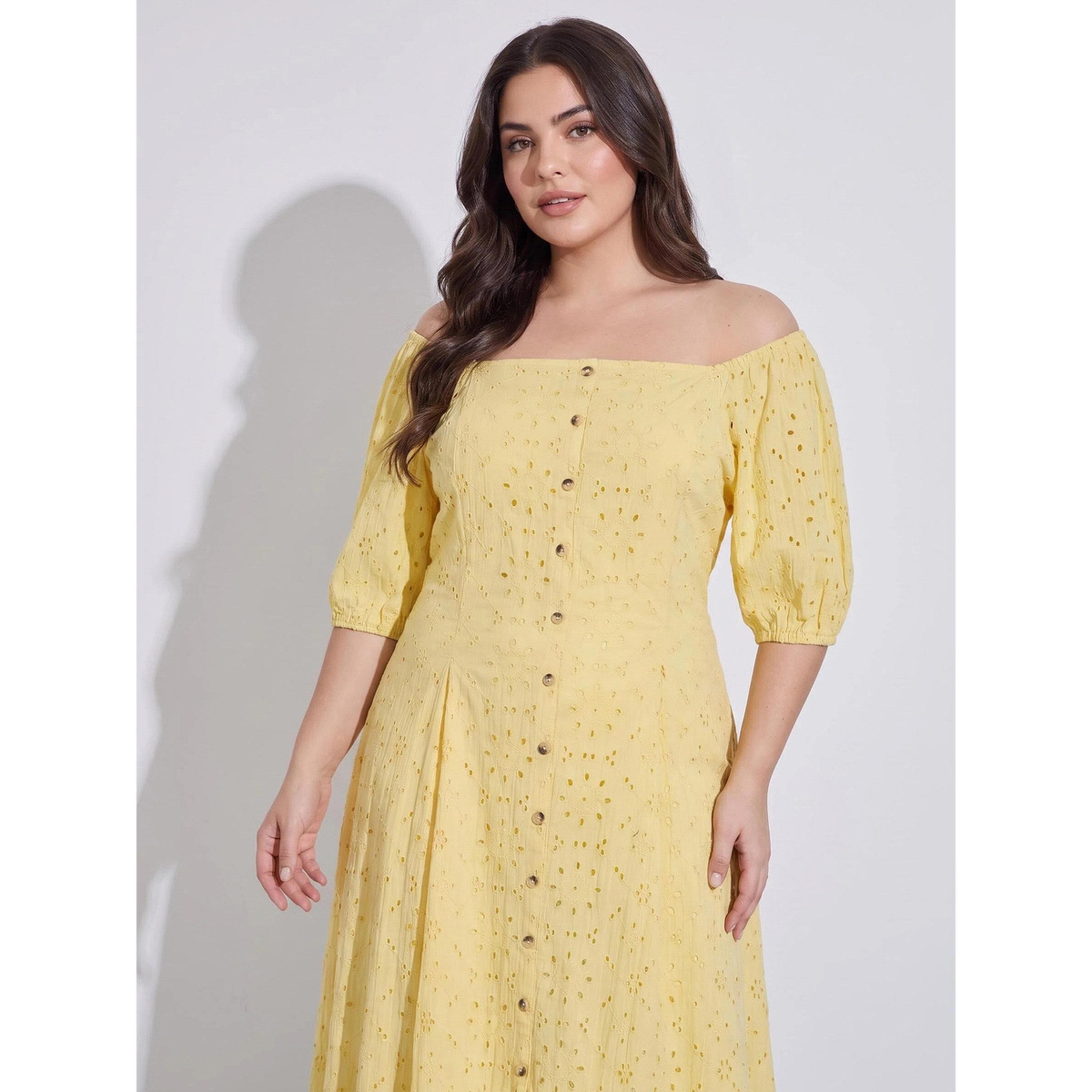 ستايلي - فستان ميدي مفتوح من الأمام تصميم A-women-clothing-dresses-image-2