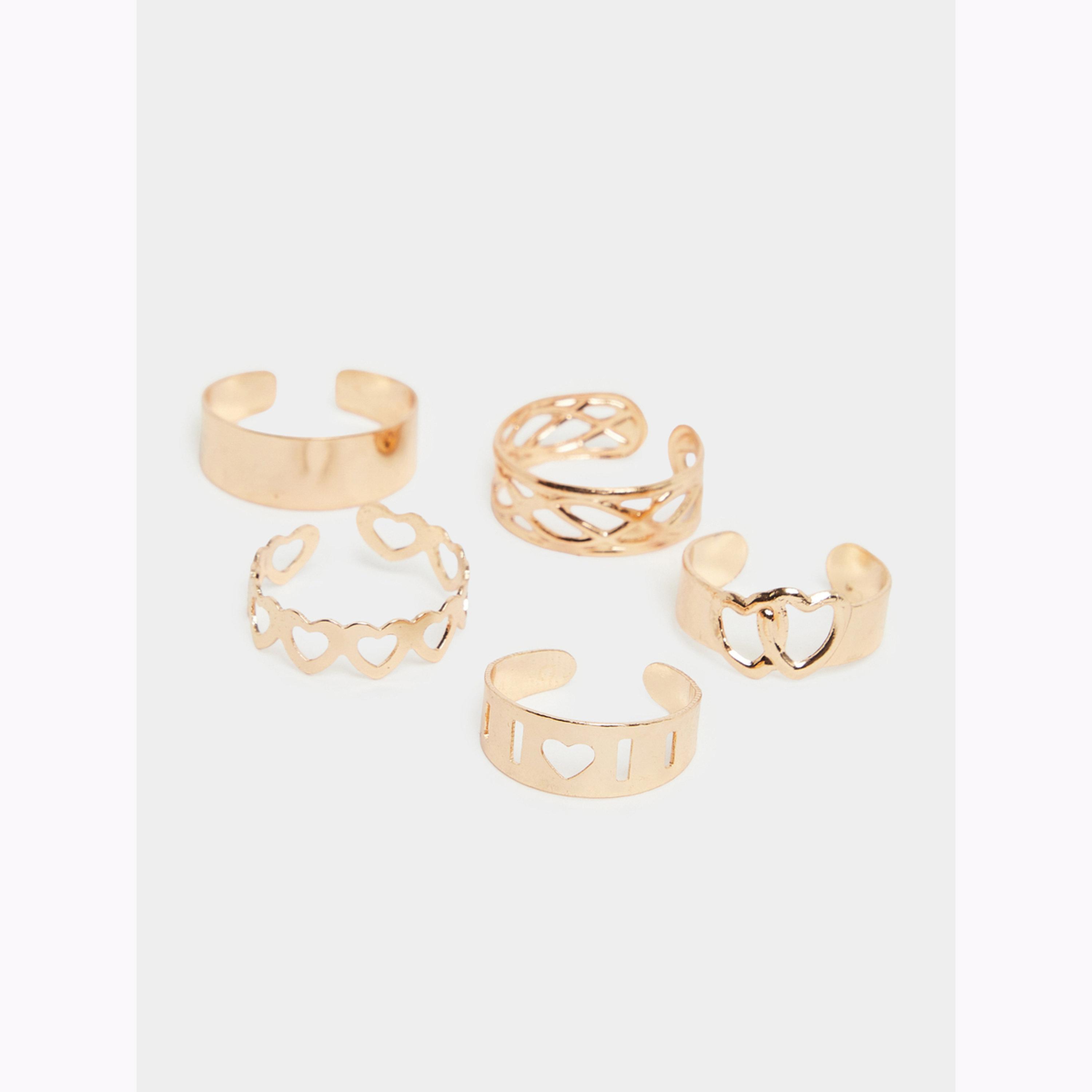 Styli Pack of 10 - Assorted Rings-women-watchesandjewellery-jewellery-rings-image-2