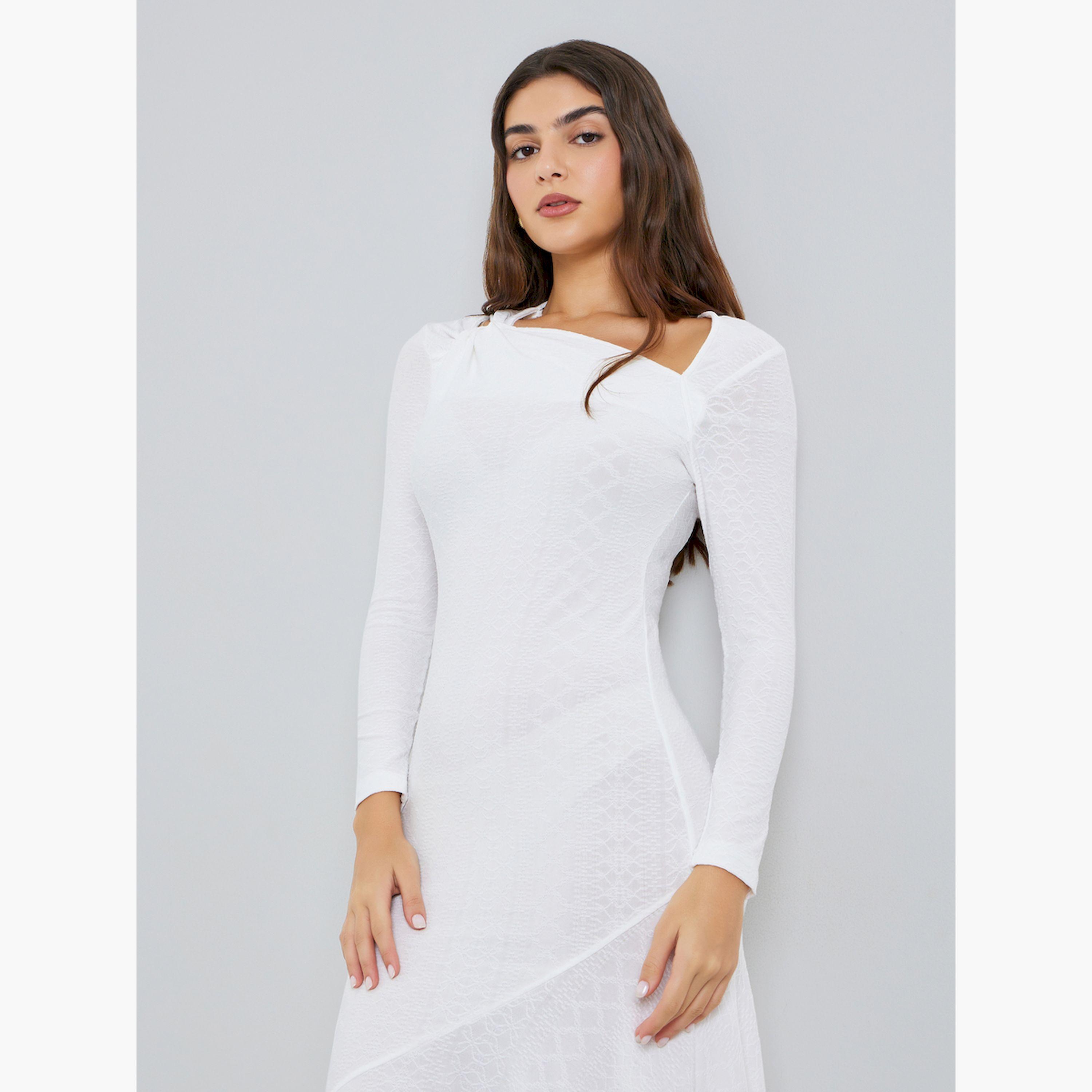 فستان طويل بحافة غير متماثلة-women-clothing-dresses-image-2