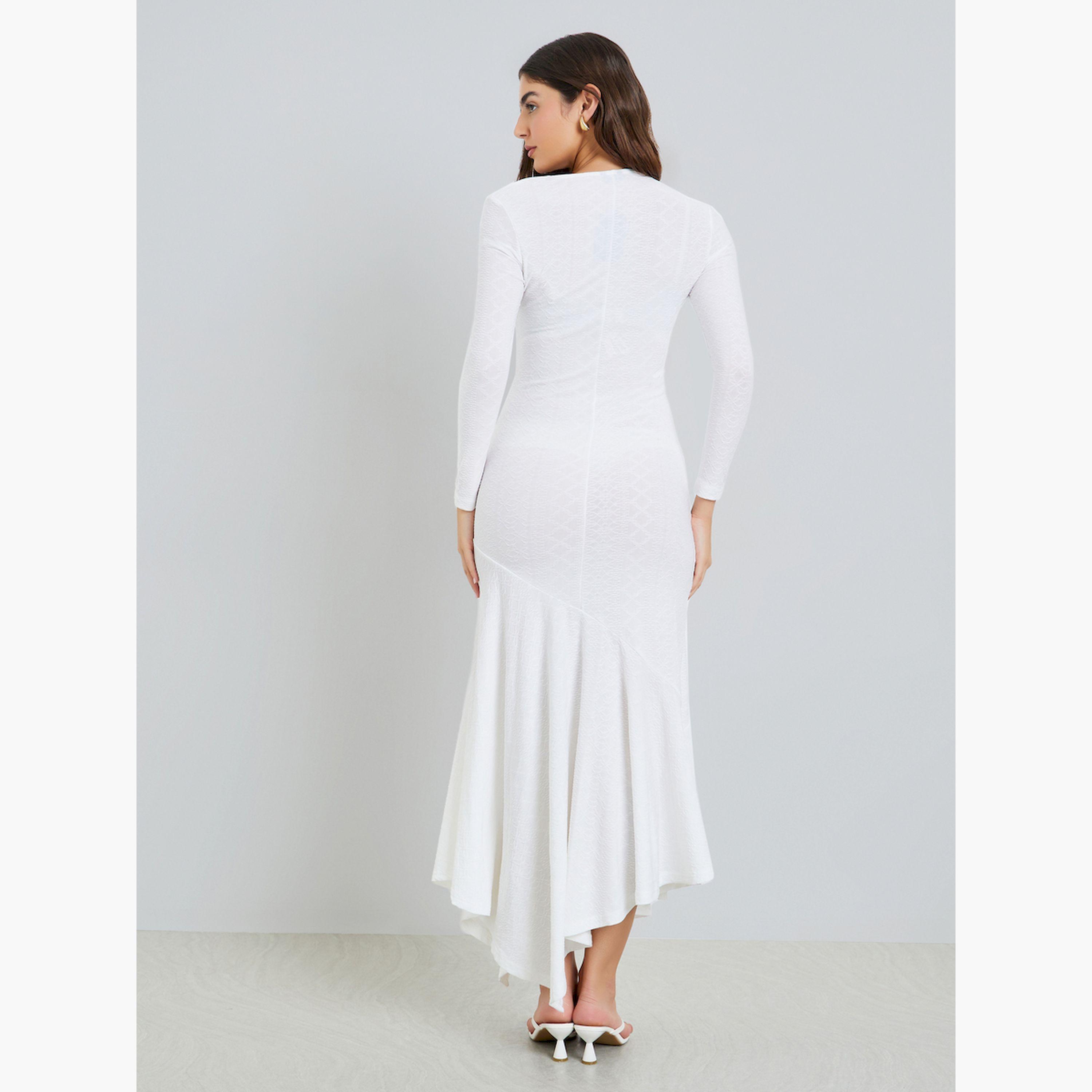 فستان طويل بحافة غير متماثلة-women-clothing-dresses-image-4